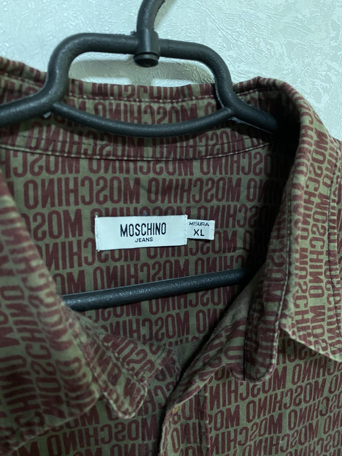 Moschino Vintage Moschino “Mirror Mirror On The Wall” Shirt Size US XL / EU 56 / 4 - 3 Thumbnail