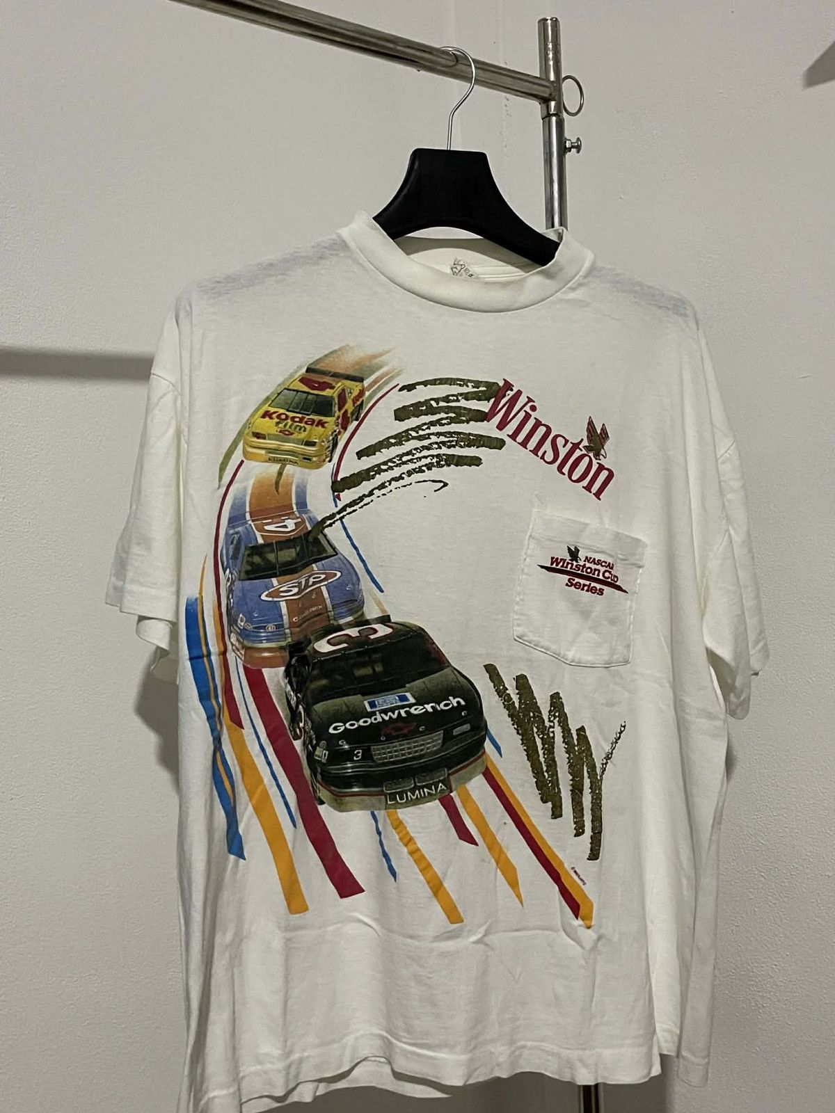 Vintage Winston nascar 90s’ tee Single Stitch Size US XL / EU 56 / 4 - 1 Thumbnail