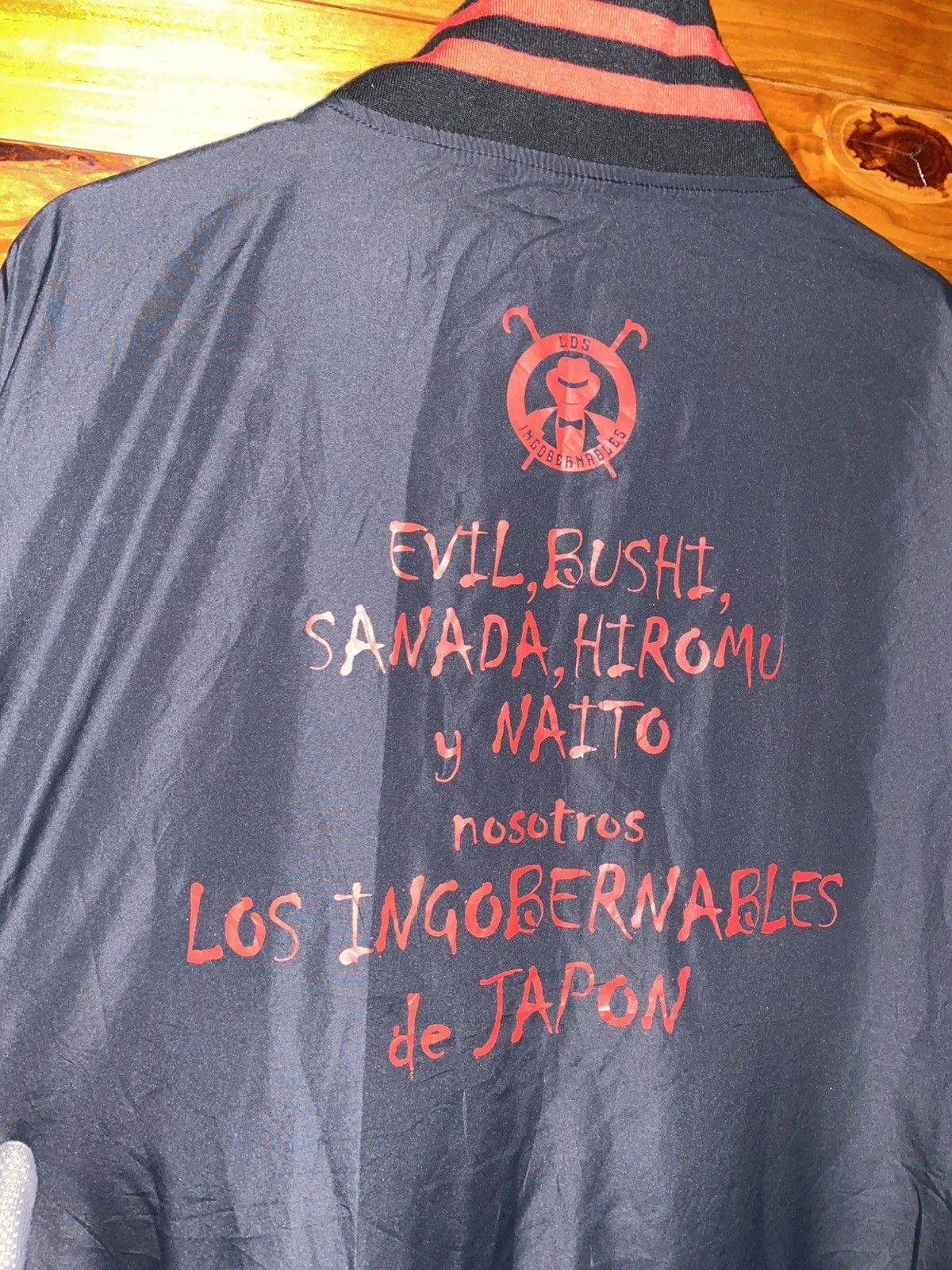 Japanese Brand Los Ingobernables de Japón NJPW Varsity – EVIL SANADA Hiromu Size US XXL / EU 58 / 5 - 13 Thumbnail