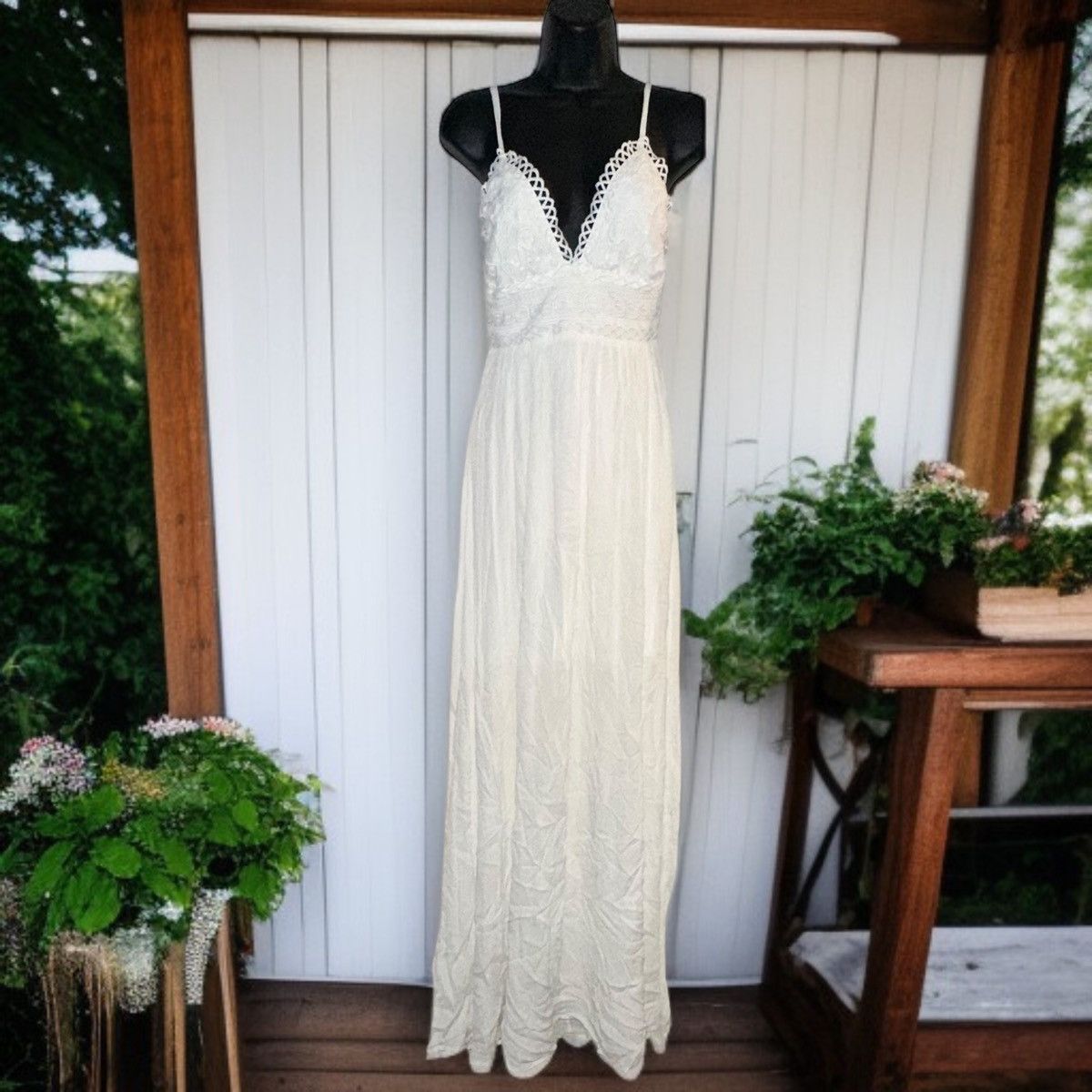 Other Windsor Boho Breeze crochet maxi dress Size S / US 4 / IT 40 - 5 Thumbnail