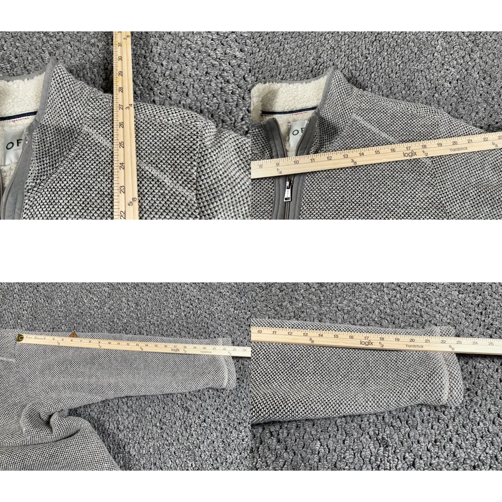 Orvis Orvis Pullover Fleece Sweater 1/4 Zip Mock Neck 1/4 Zip Gray XL Men Knit Sherpa-Lined Size US XL / EU 56 / 4 - 8 Thumbnail