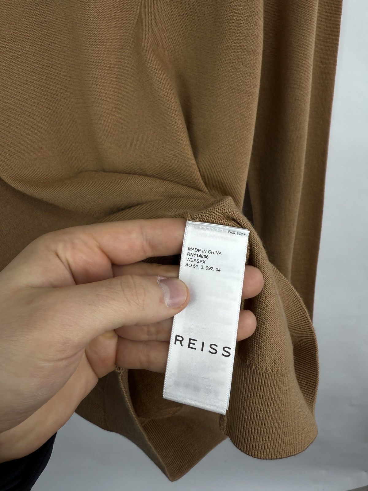 Reiss Reiss Luxury Wool Sweater Long Sleeve Rare Retro Hype Y2K Size US M / EU 48-50 / 2 - 5 Thumbnail