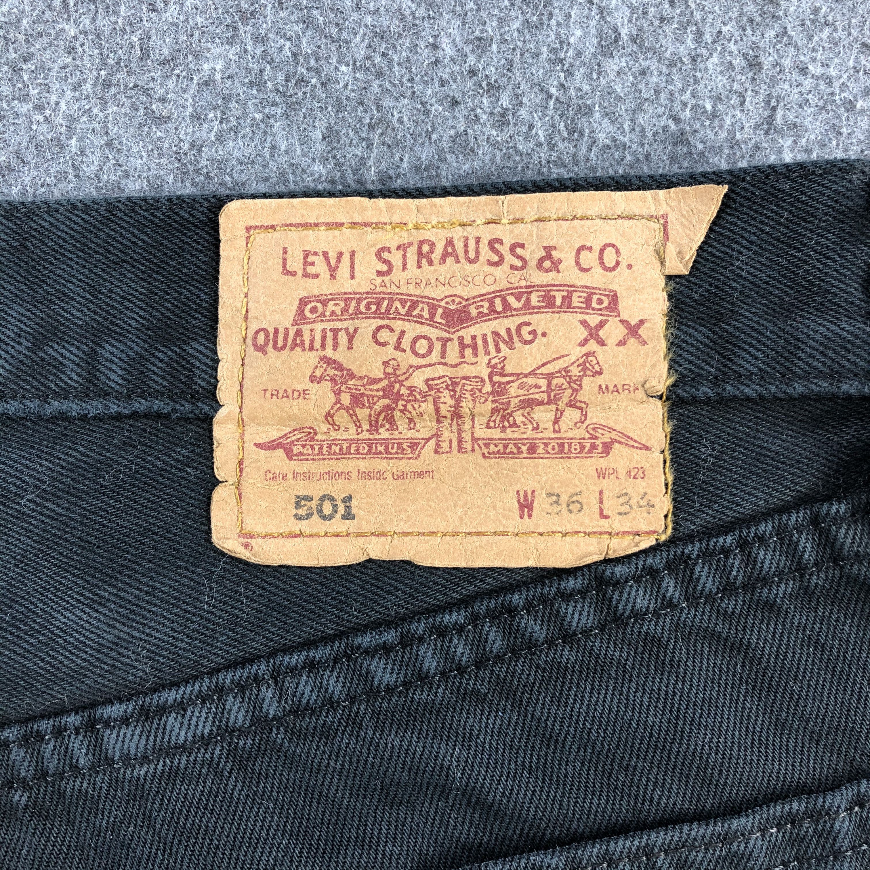Levi's Vintage 90s Distress Levis 501 Jeans-J1428 Size US 35 - 5 Thumbnail