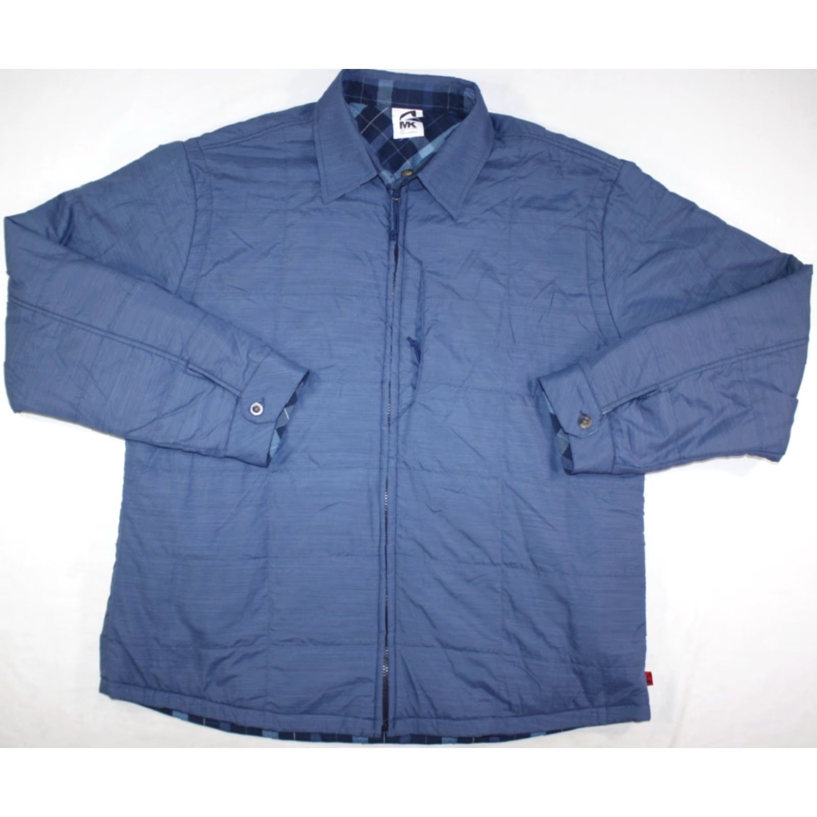 Mountain Khakis Mountain Khakis Jacket Men XL Reversible Flannel Insulated Full Zip Shacket Blue Size US XL / EU 56 / 4 - 2 Thumbnail