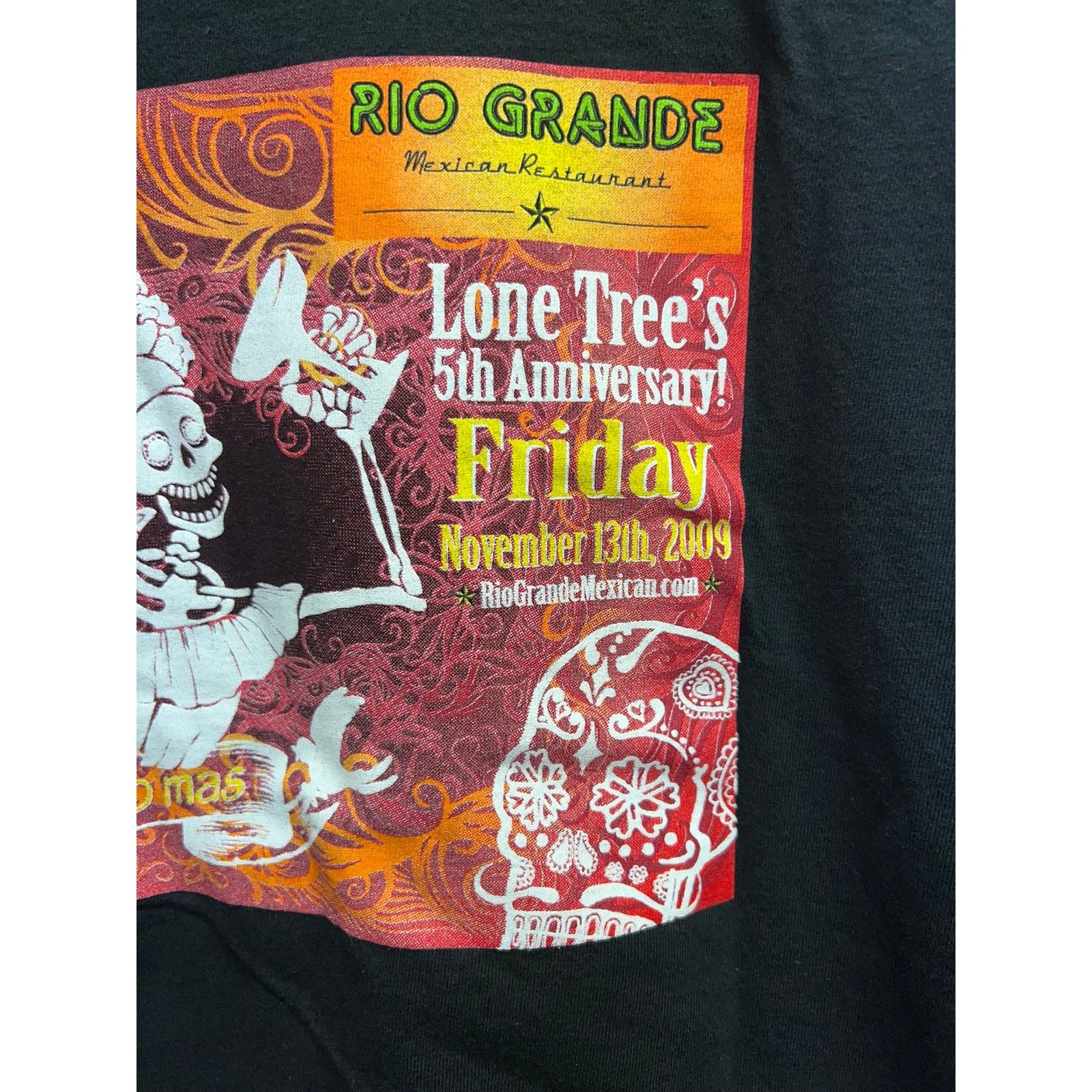 Hanes Vintage Mexican Restaurant Shirt Rio Grande Lone Tree Tee XL Size US XL / EU 56 / 4 - 9 Thumbnail