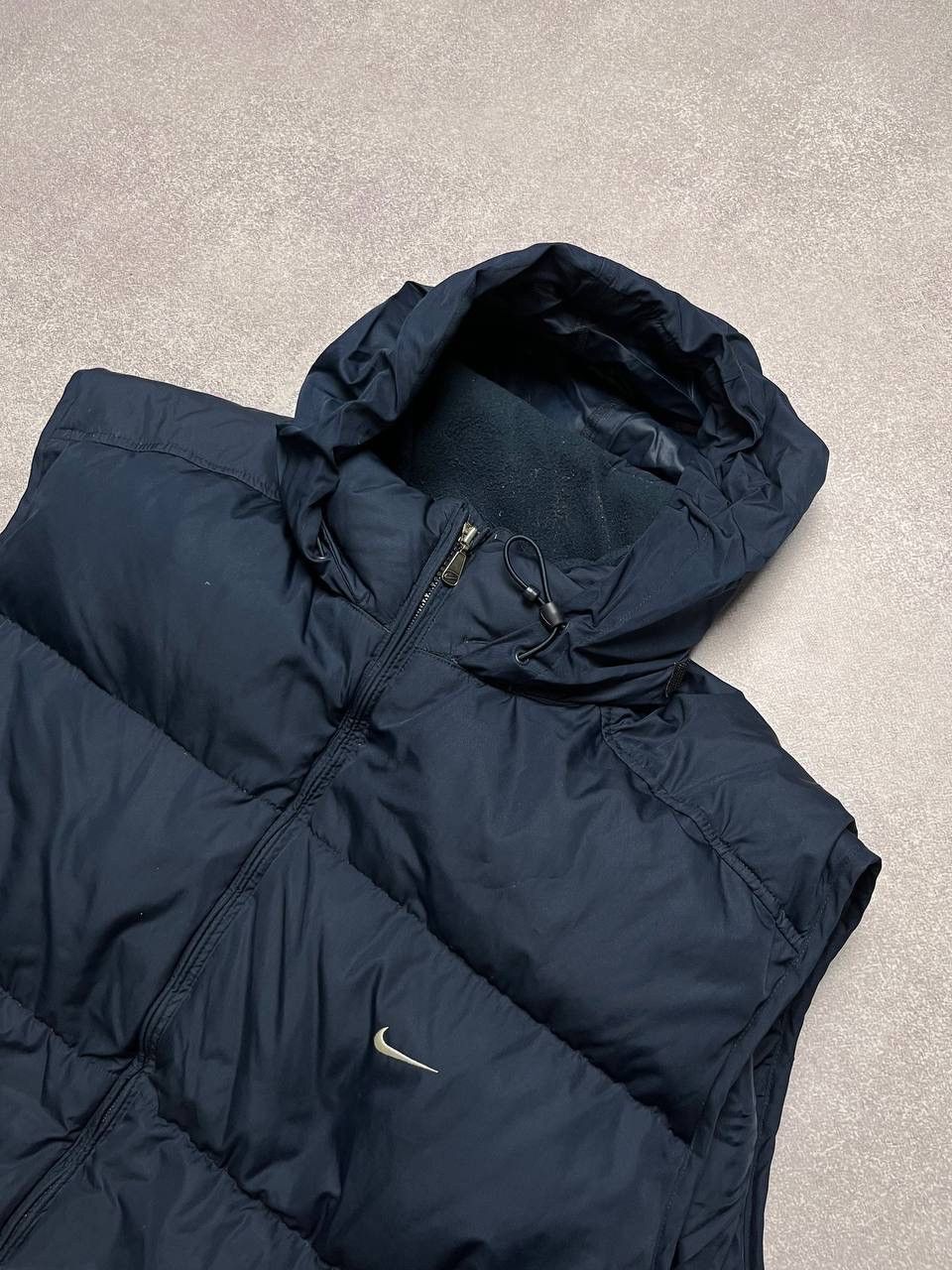 Nike Vintage Nike Swoosh Boxy Puffer Down Vest XL Size US XL / EU 56 / 4 - 2 Thumbnail