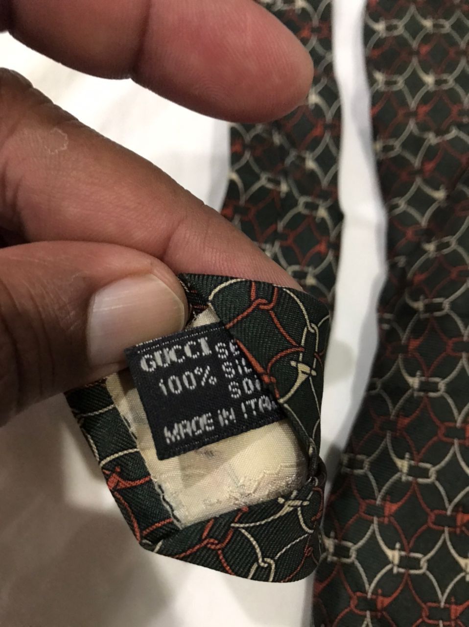 Gucci Gucci ties distressed made in italy Size ONE SIZE - 4 Thumbnail