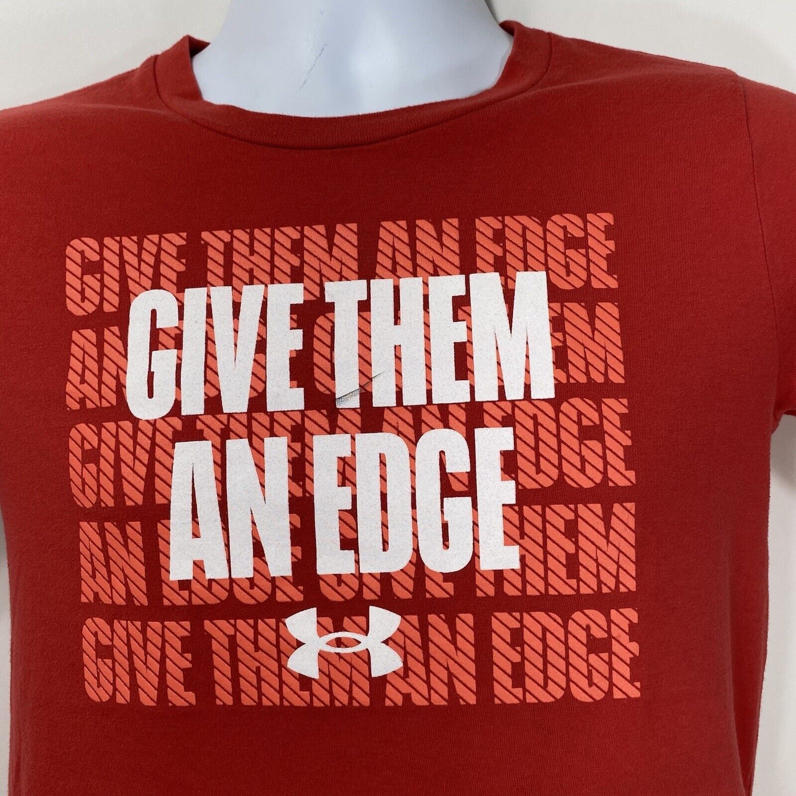 Under Armour Under Armour Small Loose Fit Graphic T Shirt Give Them Edge Size S / US 4 / IT 40 - 3 Thumbnail