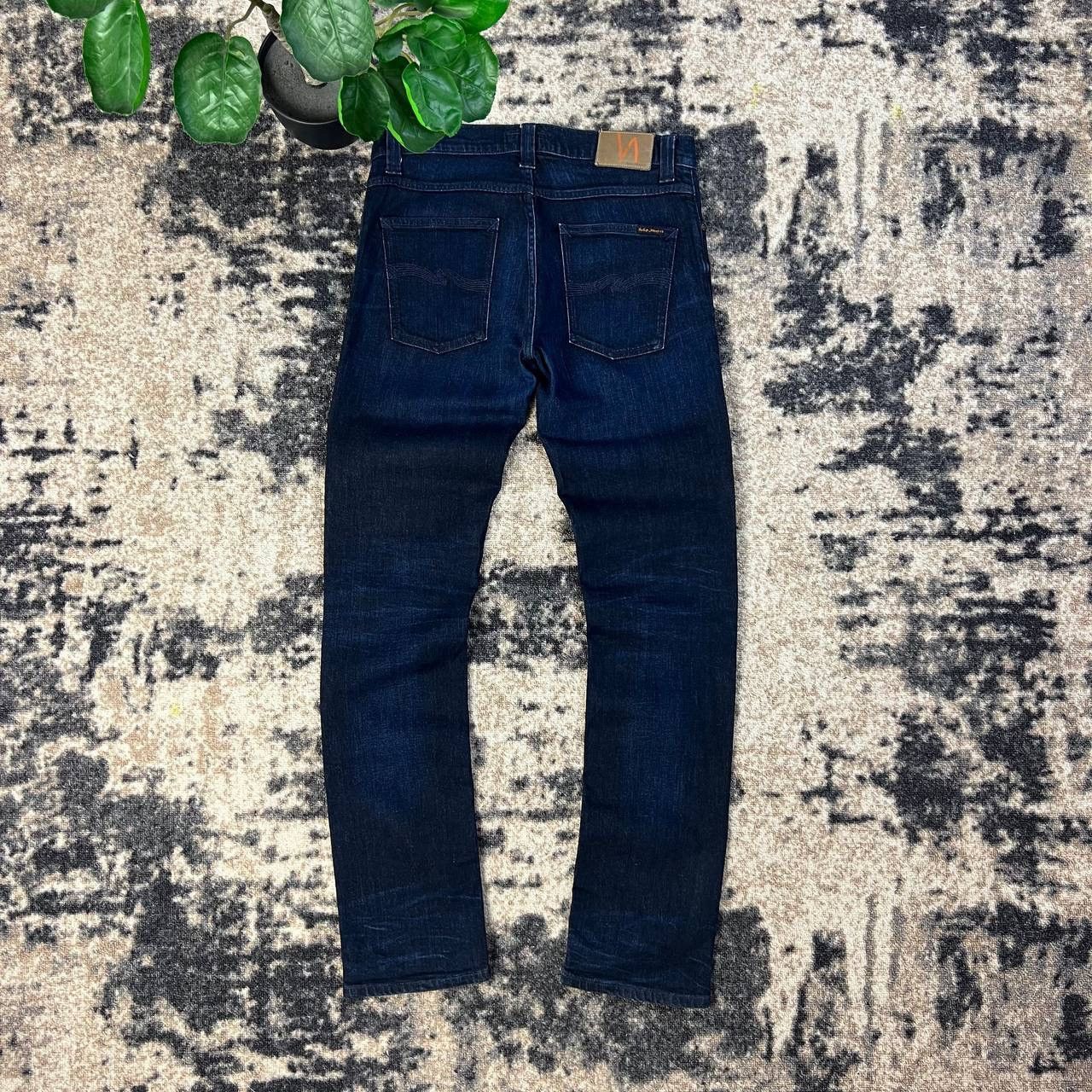 Nudie Jeans Nudie Jeans Japanese Y2K Dark Blue Denim Jeans Size US 33 - 1 Thumbnail