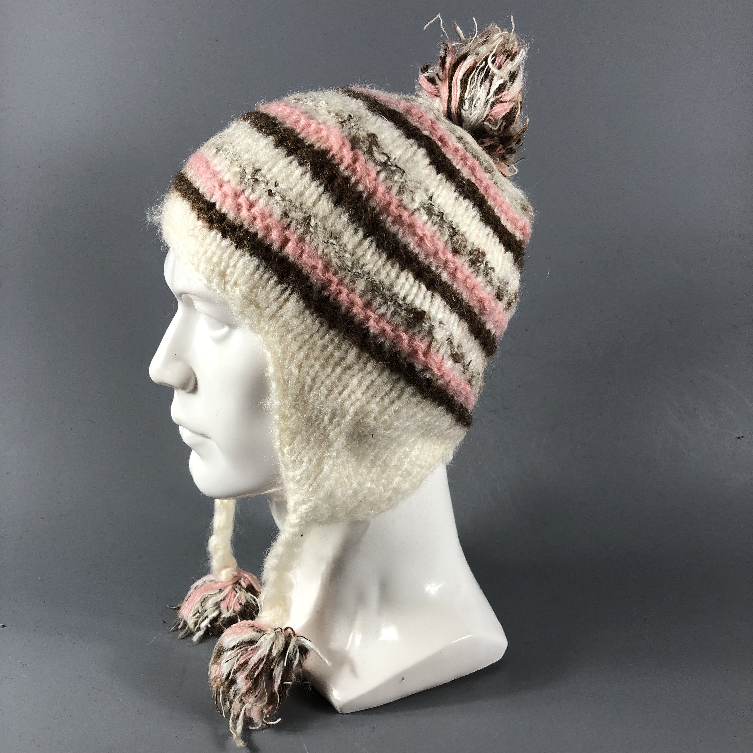 Vintage Aurelia Kobe Earflap Bobble Beanie Snowcap Snow Hat B535 Size ONE SIZE - 1 Thumbnail