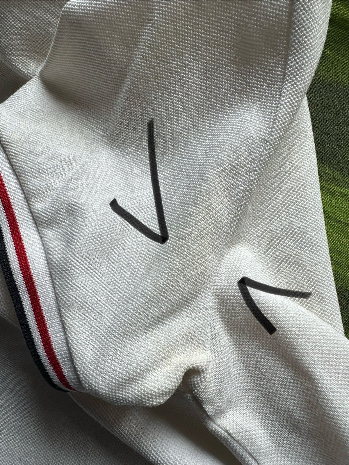 Moncler polo size M white