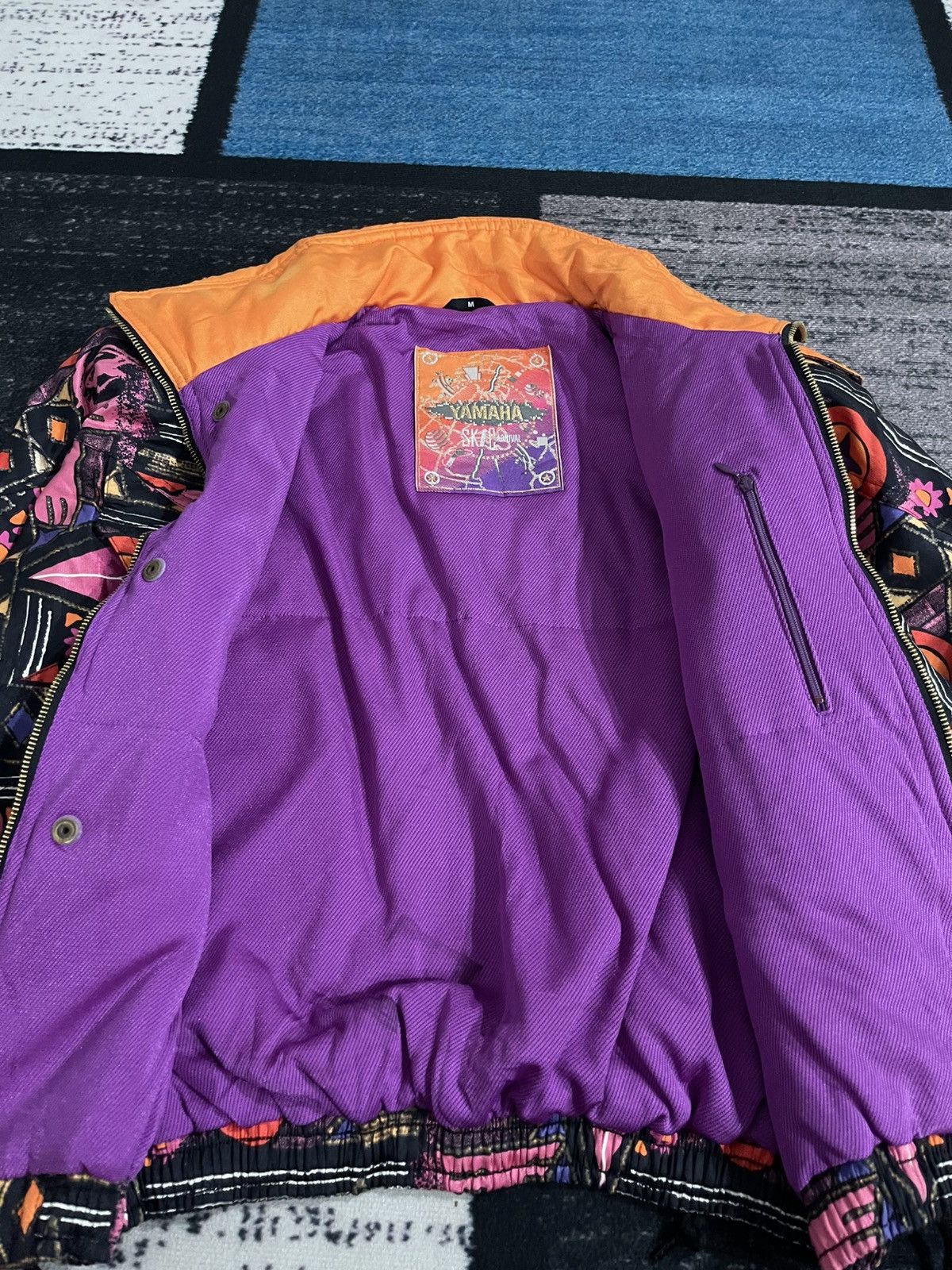 Yamaha Vintage Yamaha Ski Team Bomber Jacket Size US L / EU 52-54 / 3 - 15 Thumbnail