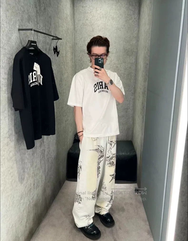 Balenciaga Balenciaga size XS Pattern Printed Elastic Waist Mid Rise Size US 27 - 8 Thumbnail