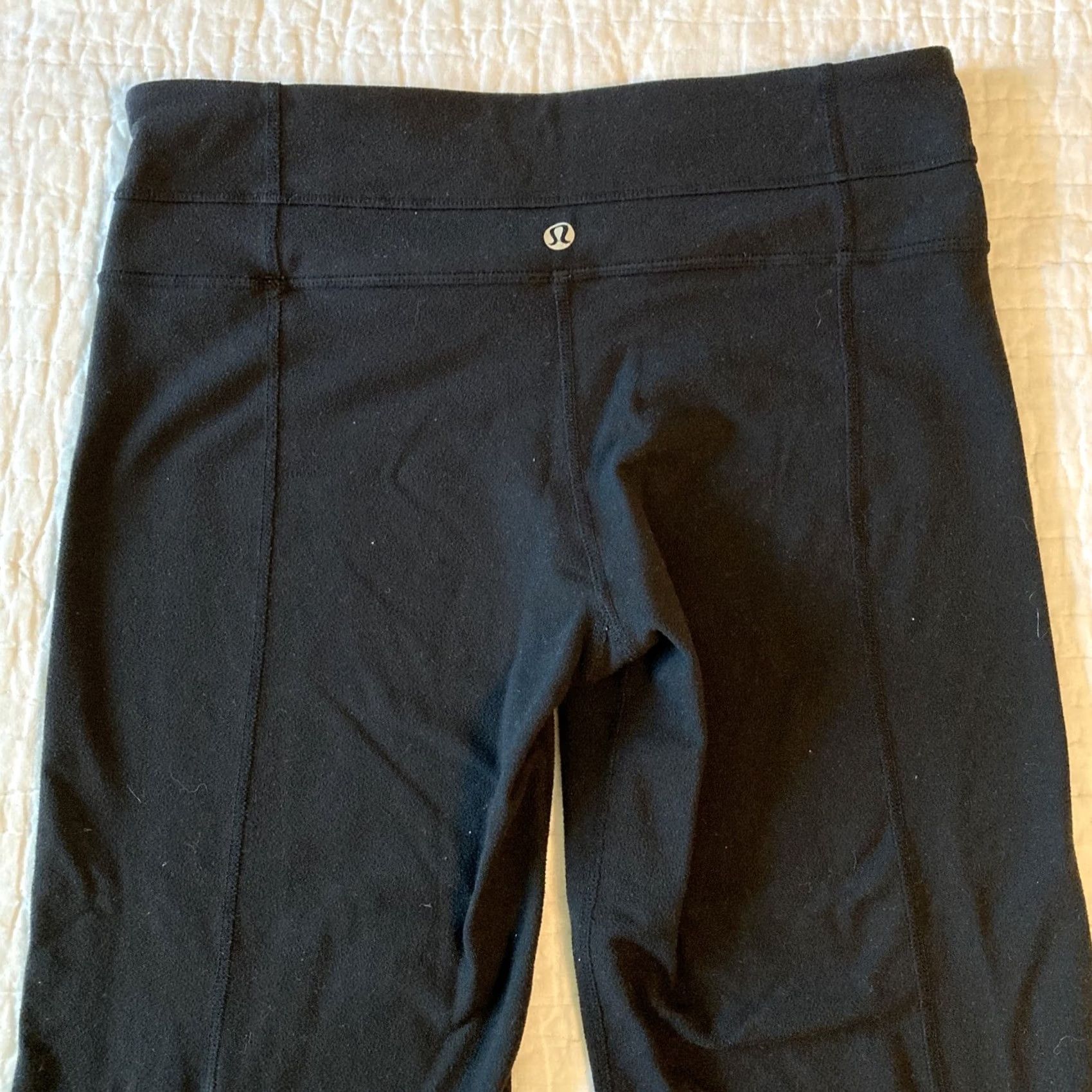 Lululemon Lululemon Black Stretch Yoga Pants Size 6 Cropped Leggings Athleisure Gym Women Size 28" / US 6 / IT 42 - 2 Thumbnail