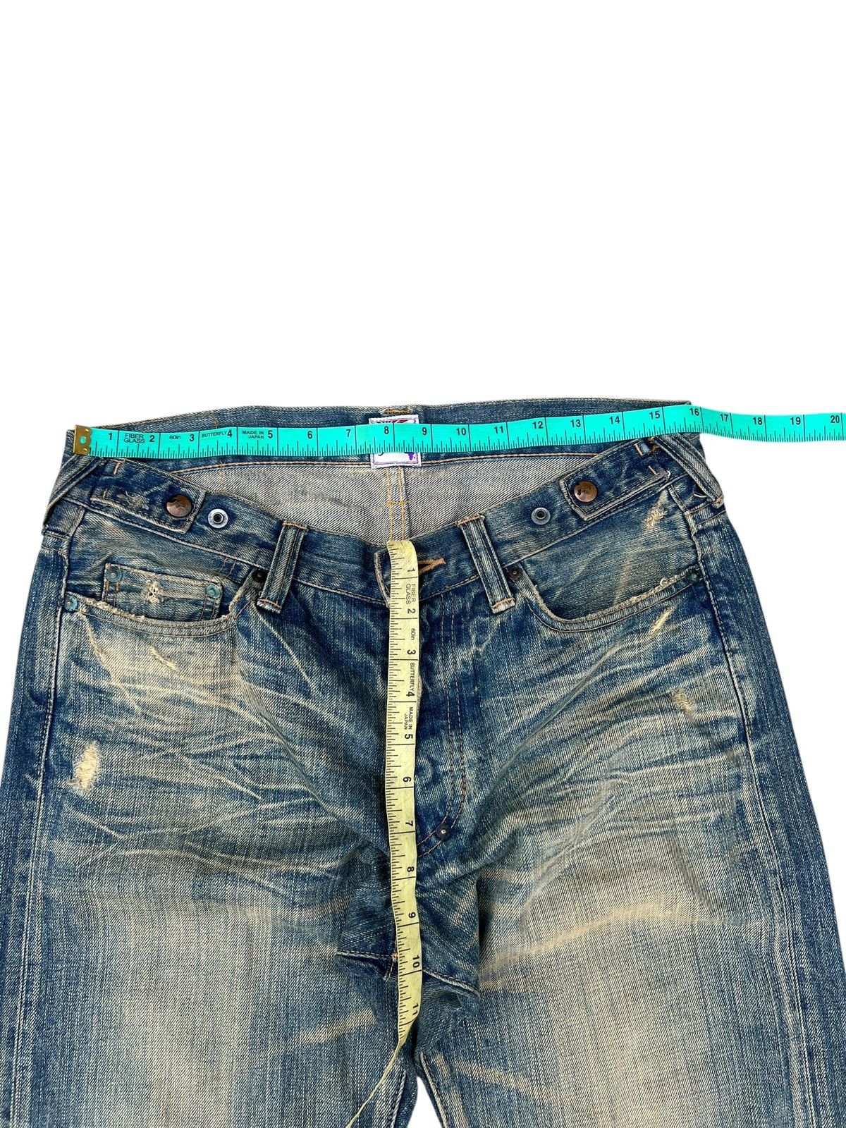 Prps PRPS P47P42X Mud Wash Denim Distressed Jeans Size US 30 / EU 46 - 4 Thumbnail