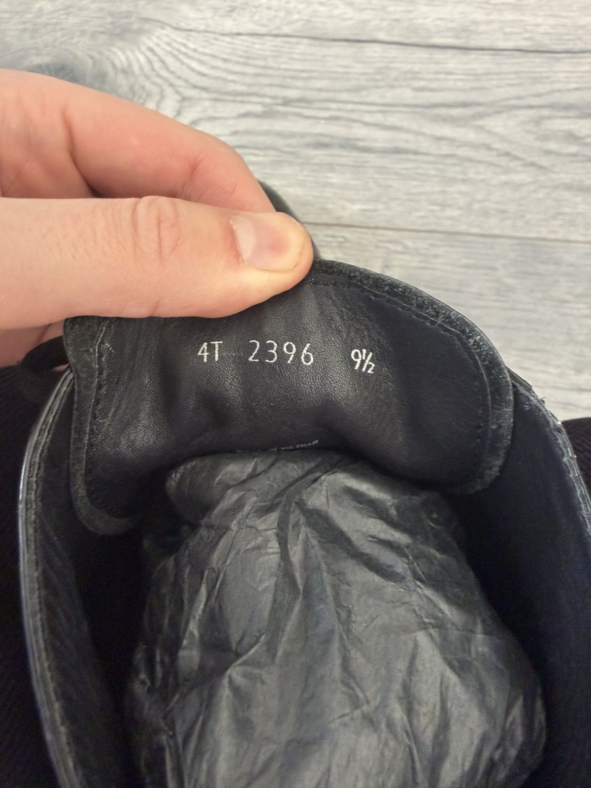 Prada Black Leather Lace-Up Boots with Chunky Sole Size US 9.5 / EU 42-43 - 9 Thumbnail