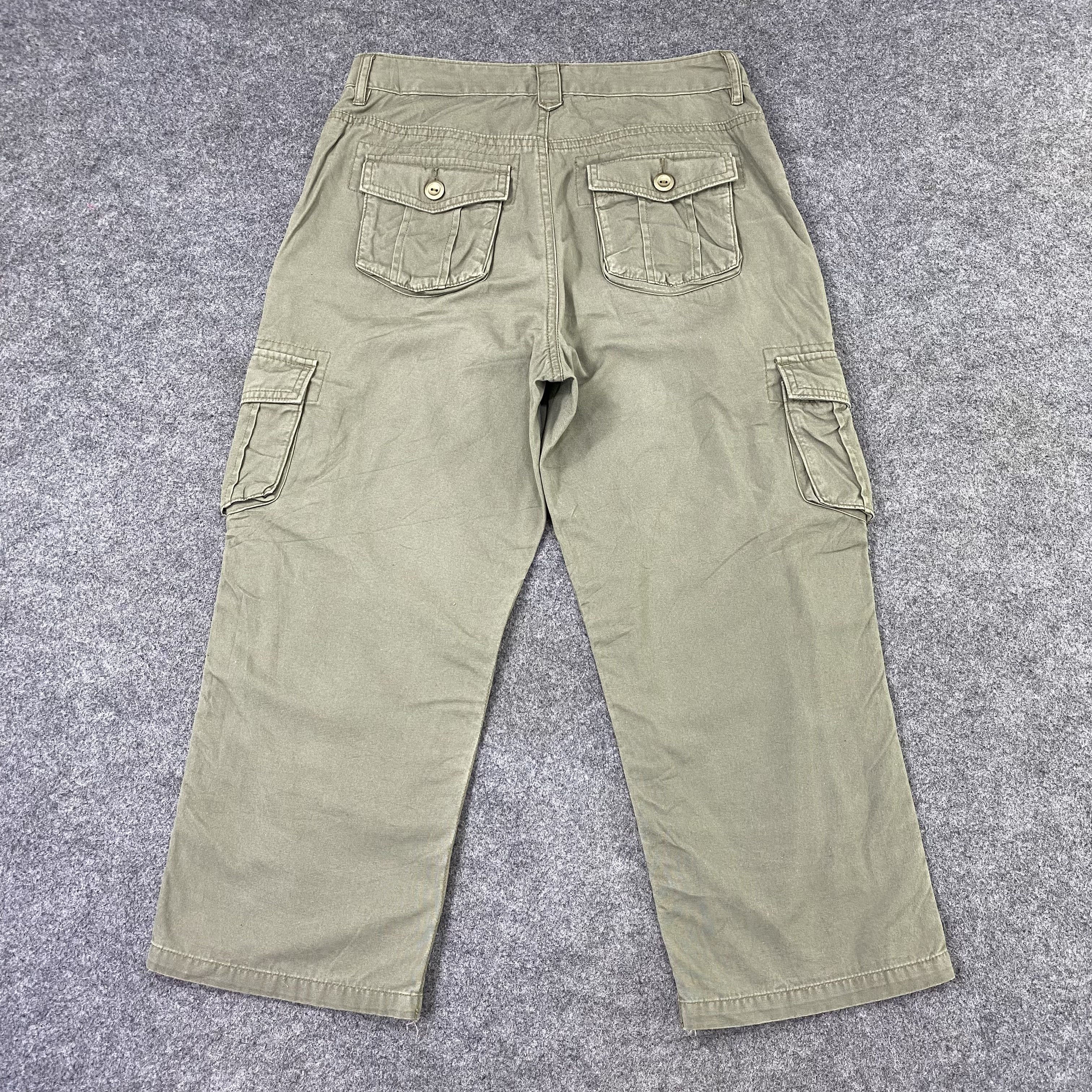Japanese Brand Japanese Brand Faded Green Cargo Short Pants -C050 Size US 28 / EU 44 - 2 Thumbnail