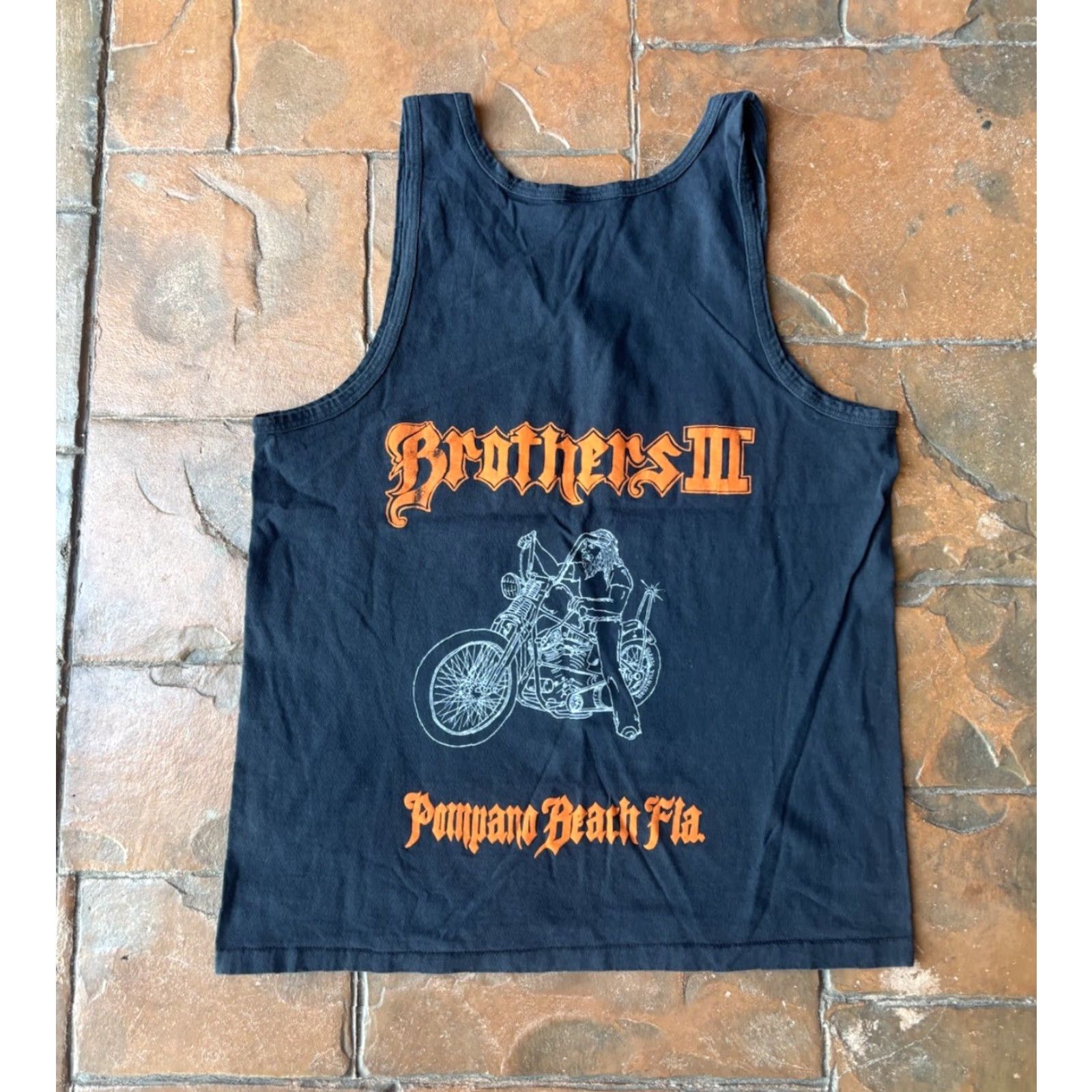 Harley Davidson VINTAGE Harley-Davidson Eagle Florida Tank Top L Men Black 90s Biker Motorcycle USA Ohio Size US L / EU 52-54 / 3 - 2 Thumbnail
