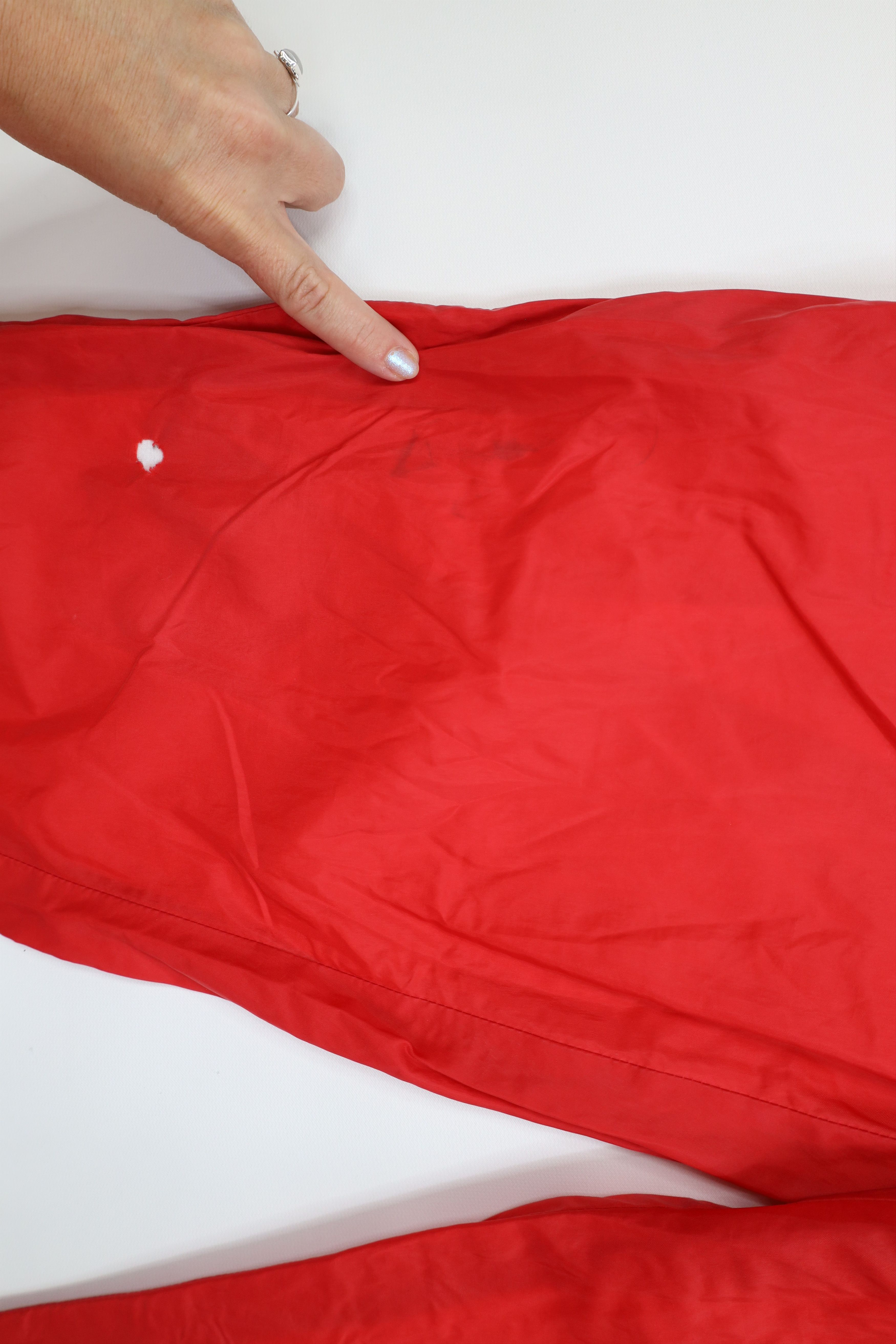 Asics Vintage 90s Asics Spell Lined Windbreaker Joggers Pants Red Size US 34 / EU 50 - 7 Thumbnail