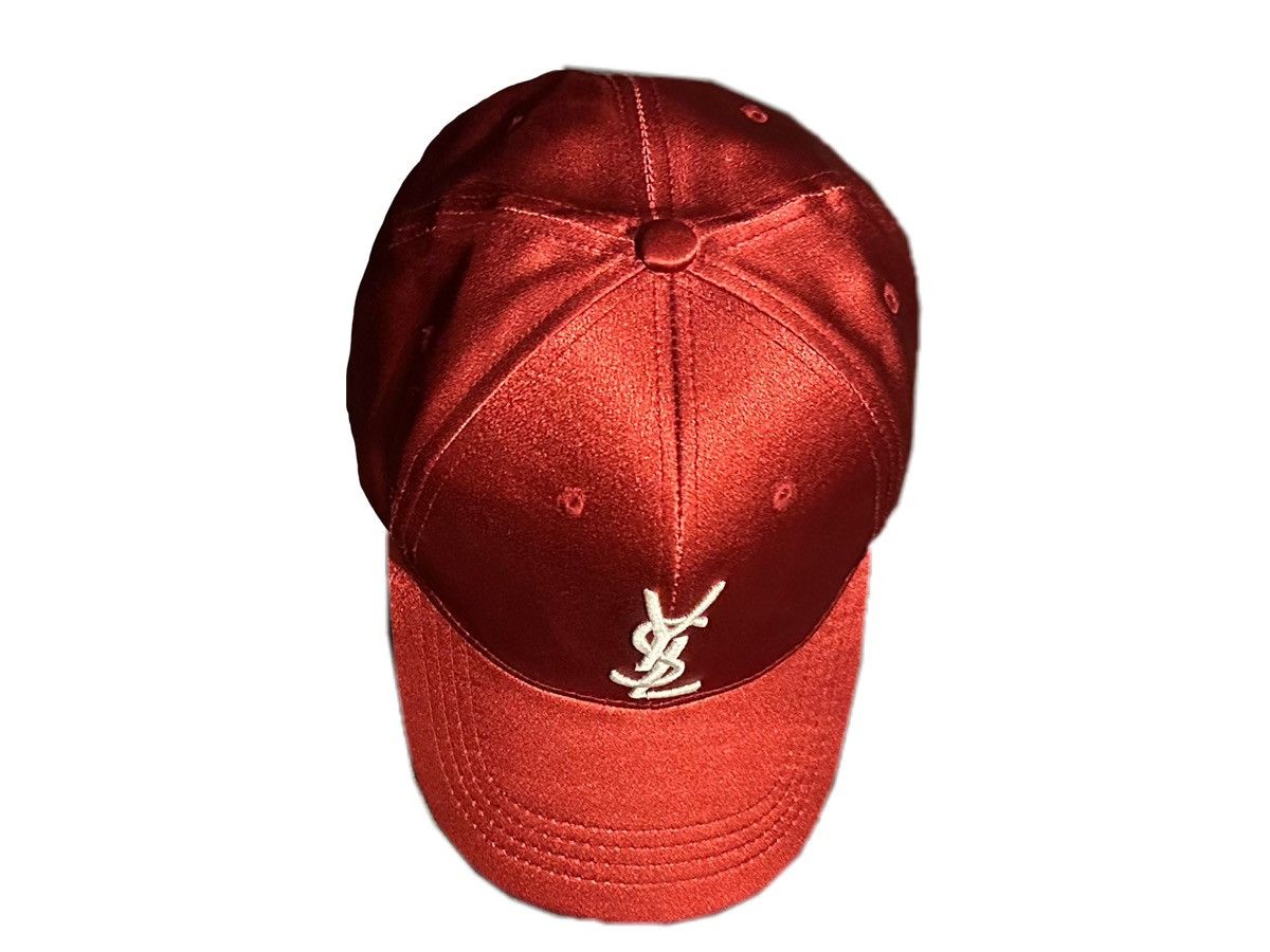 Vintage Custom YSL Satin Red Hat Size ONE SIZE - 2 Thumbnail