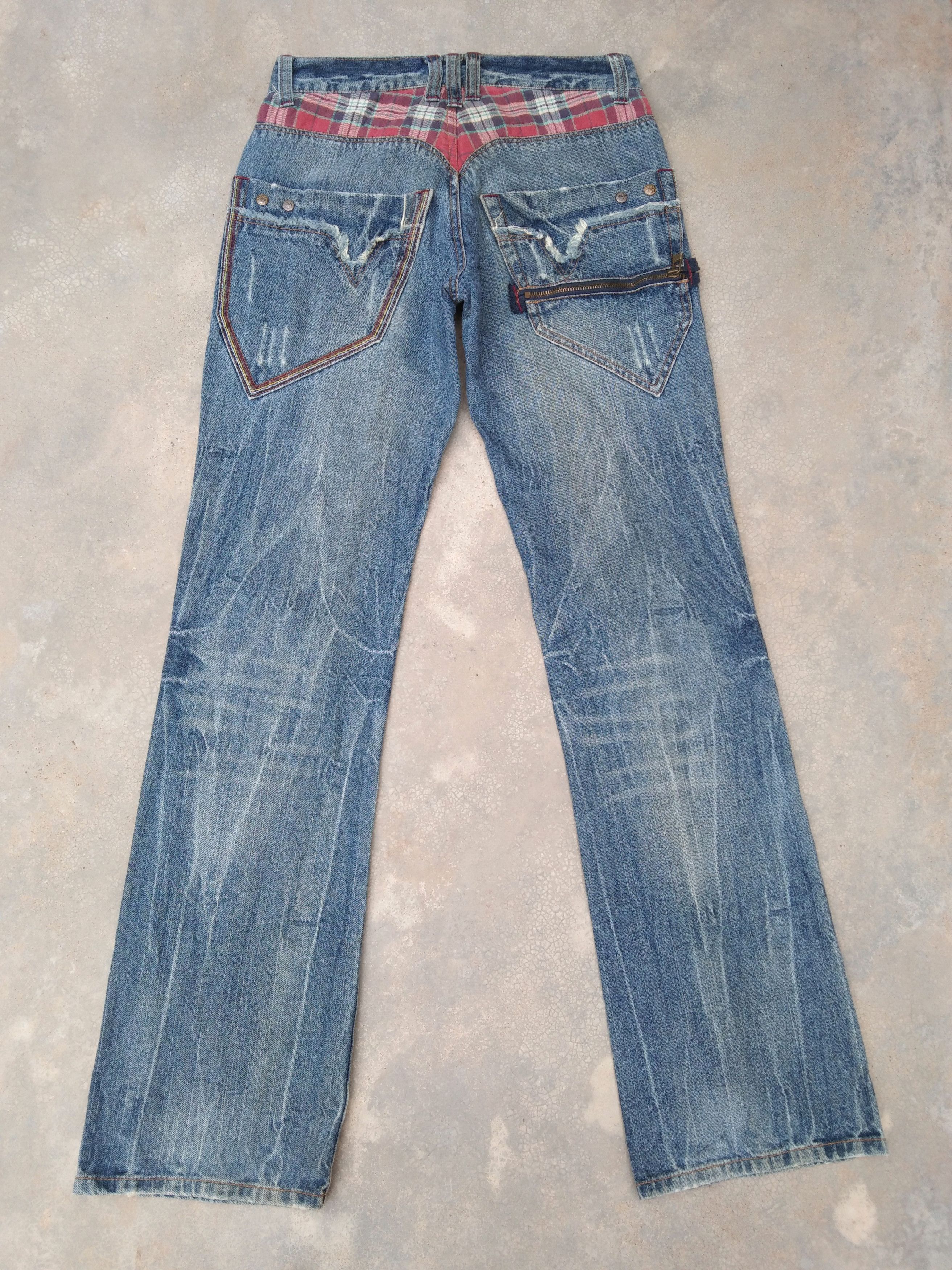 Japanese Brand Vintage Japanese Boot Cut Jeans 29x33 Size US 29 - 2 Thumbnail