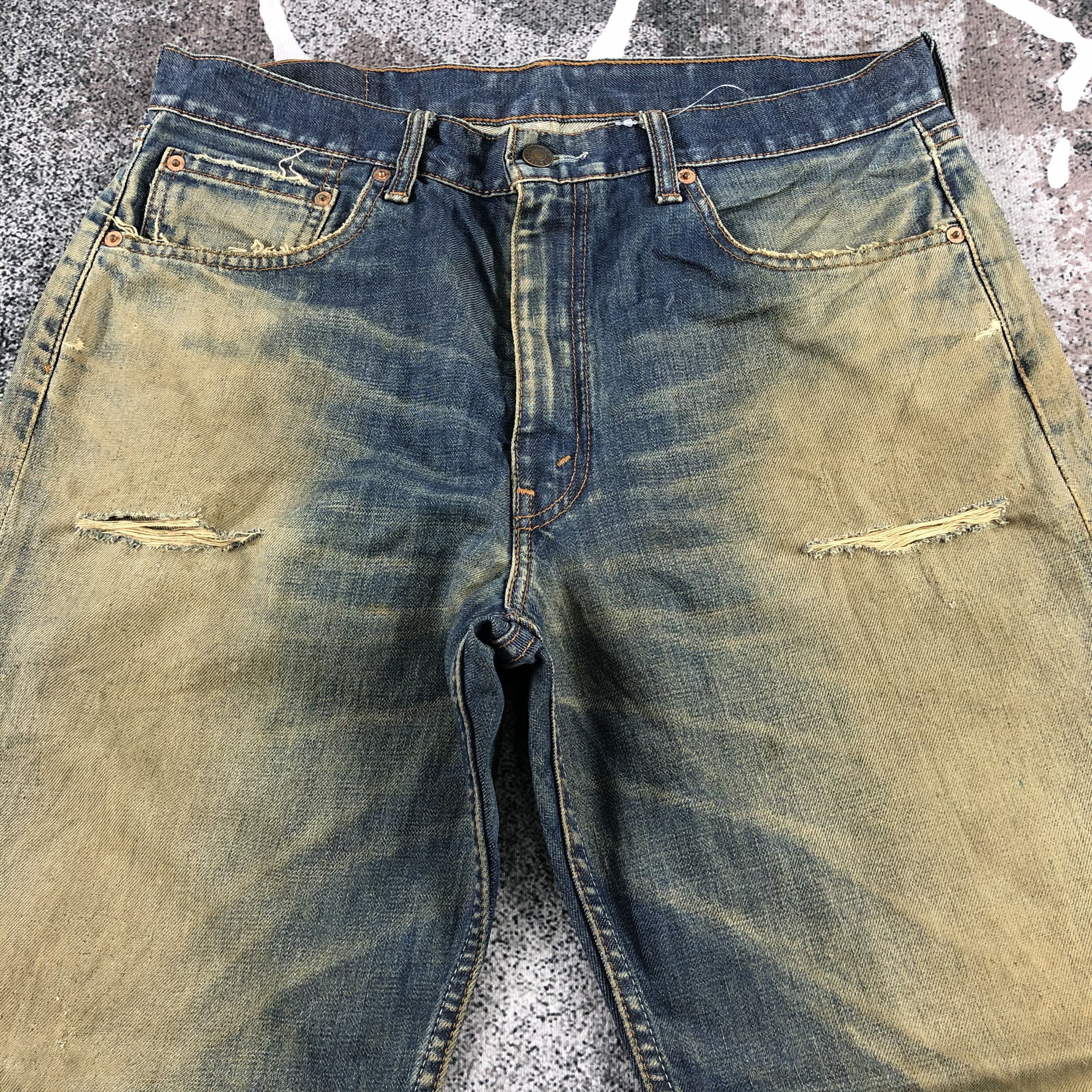 Levi's Vintage Levi's 512 Jeans Rusty Wash Denim KJ1074 Size US 34 / EU 50 - 3 Thumbnail