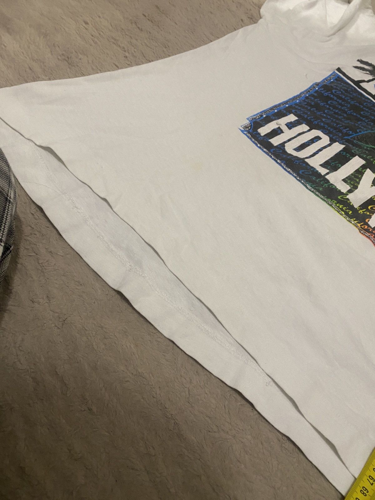 Vintage Vintage hollywood paulkasso graphics single stitch 90s tee Size US L / EU 52-54 / 3 - 12 Thumbnail