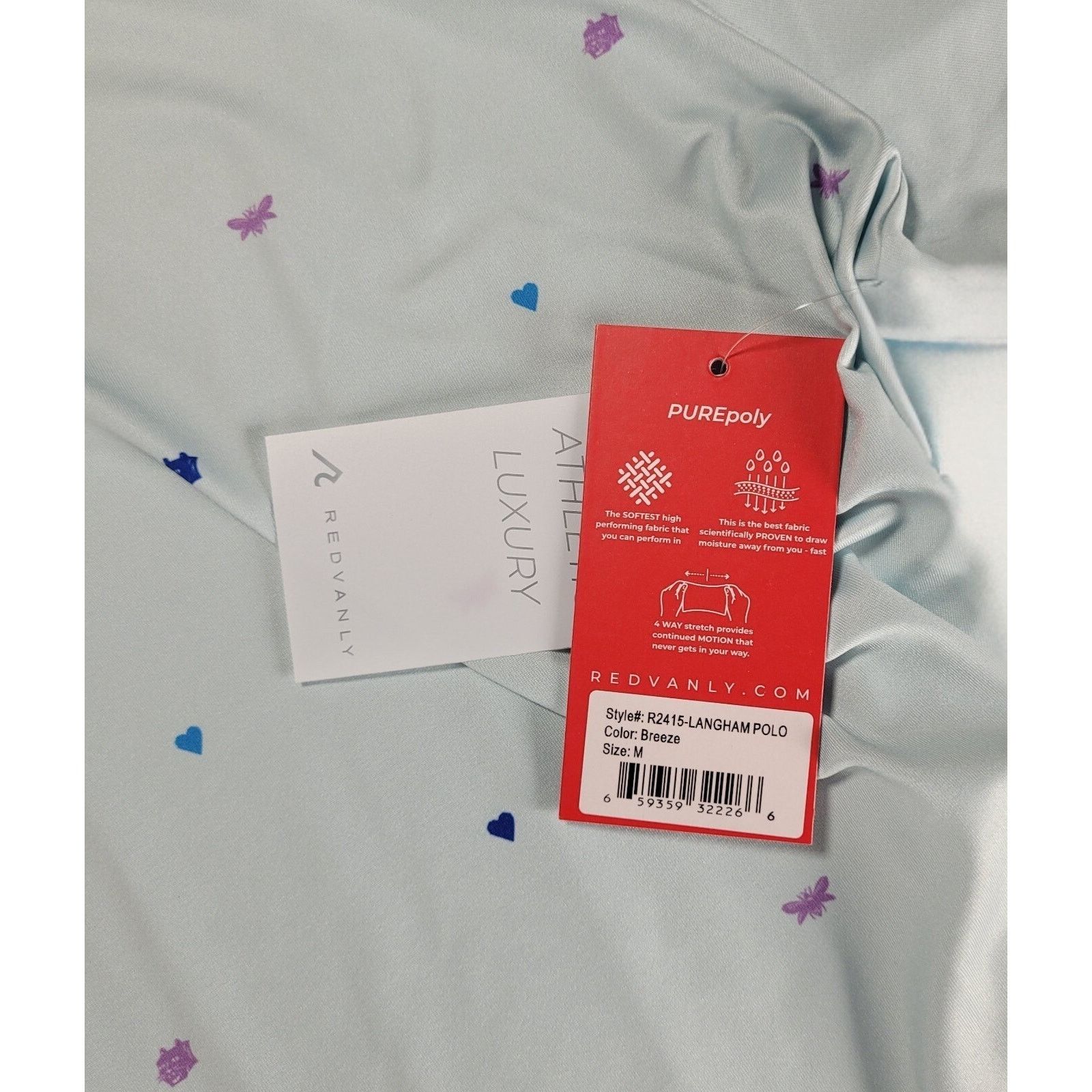 Other Redvanly Langham Polo Shirt M Performance Golf NWT MSRP $105 Size US M / EU 48-50 / 2 - 5 Thumbnail