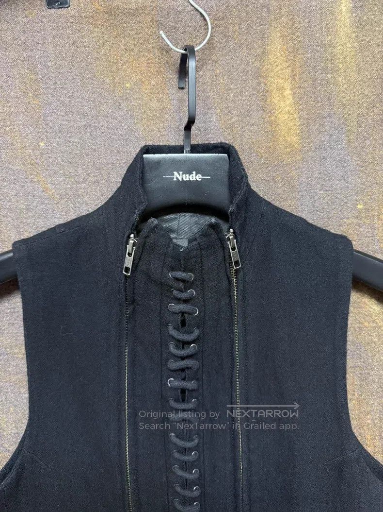 Ann Demeulemeester Ann Demeulemeester Laced Vest Size XS / US 0-2 / IT 36-38 - 3 Thumbnail