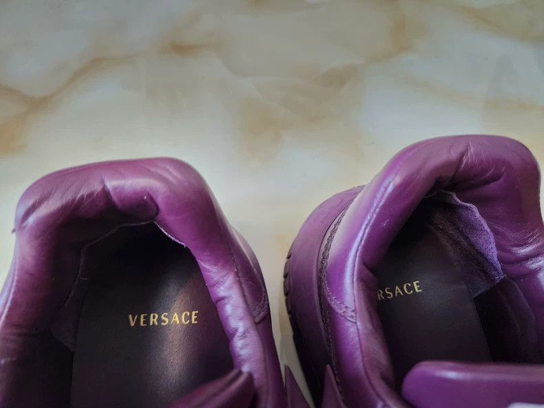 Versace Versace Spaceship shoes purple cowhide Medusa avatar desig Size US 9 / EU 42 - 8 Thumbnail