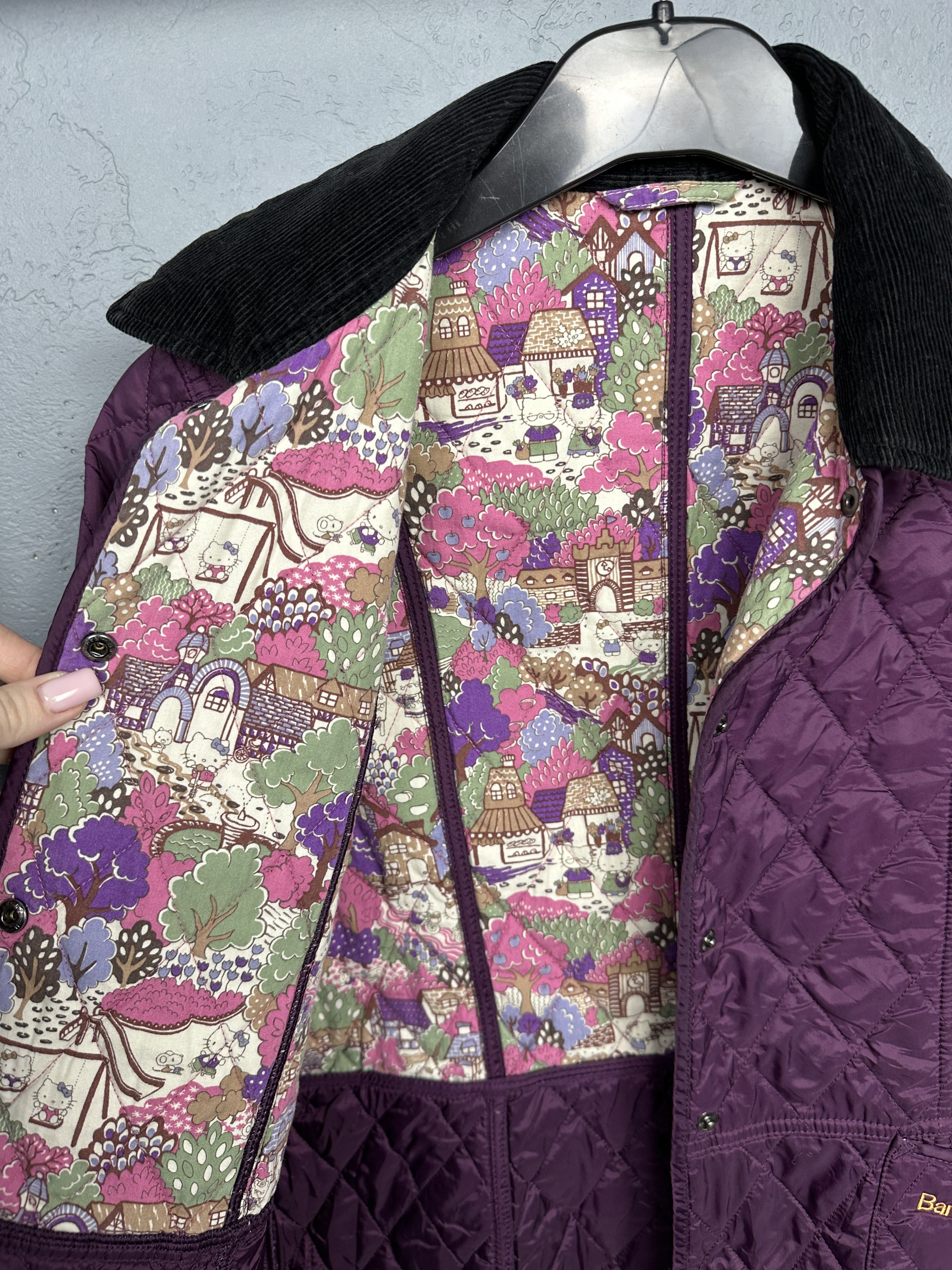 Barbour Barbour Hello Kitty Summer Liddesdale Quilted Jacket Size XS / US 0-2 / IT 36-38 - 4 Thumbnail