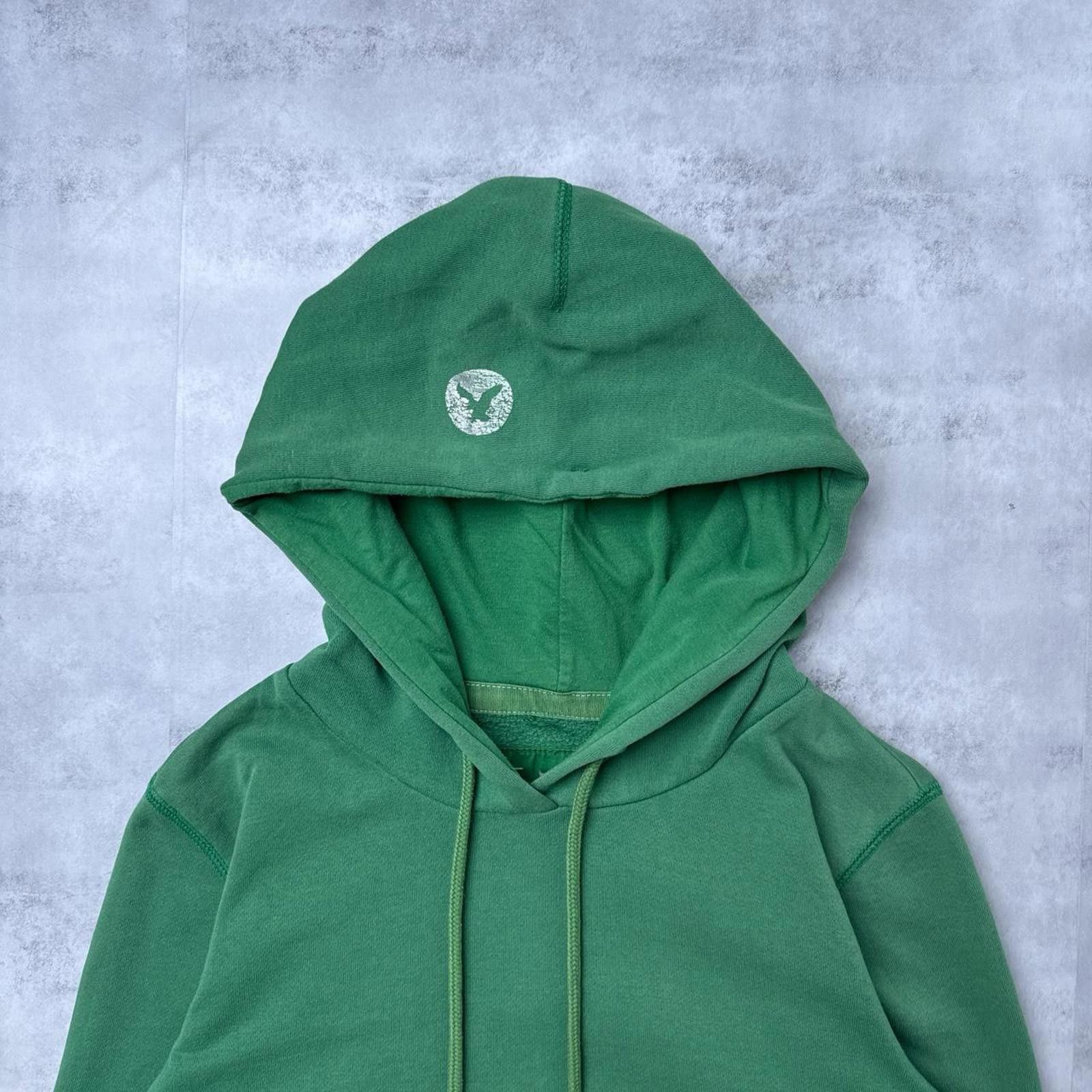 American Eagle Outfitters Y2K American Eagle 00s Green Hoodie Jacket Size S / US 4 / IT 40 - 8 Thumbnail