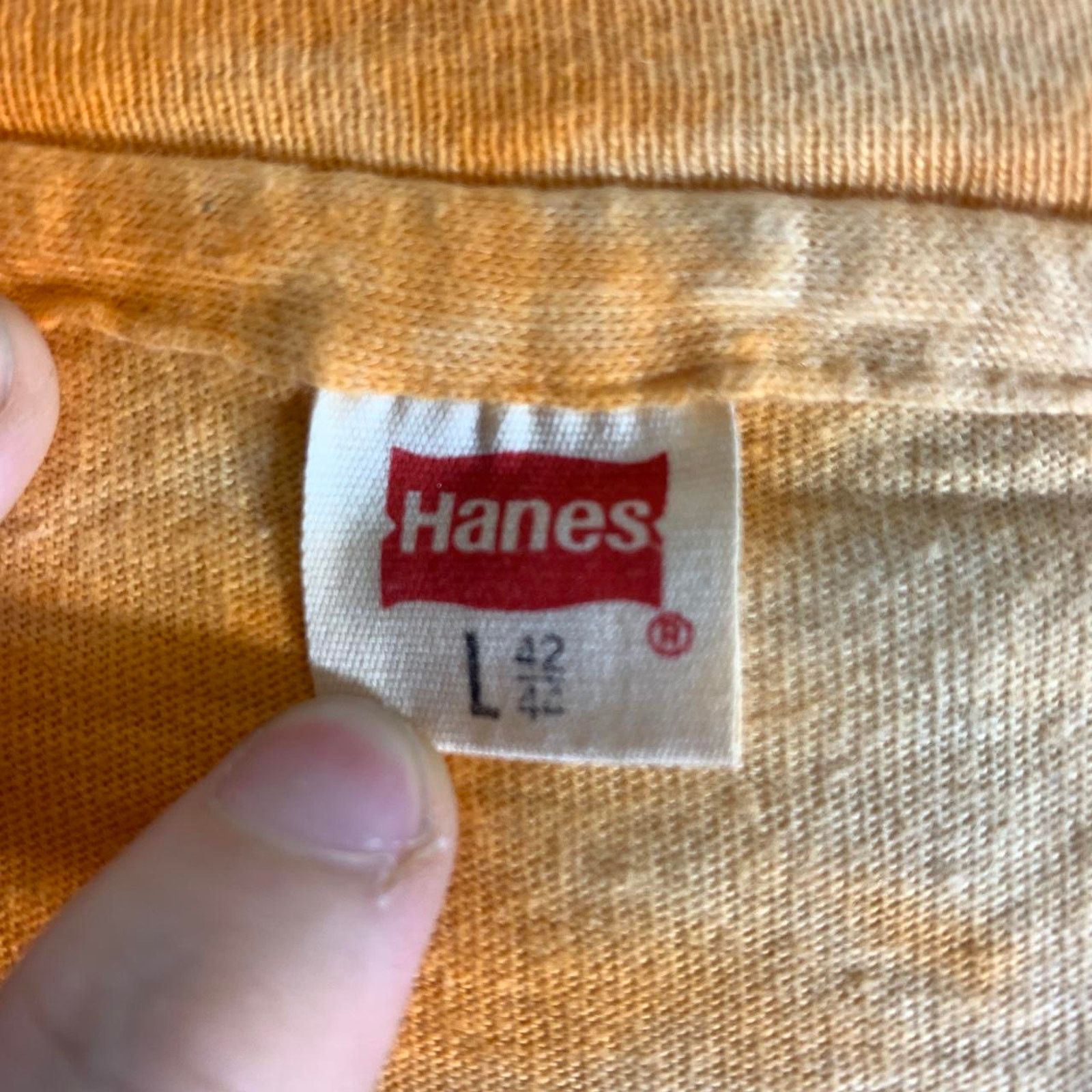 Hanes vintage 1976 PETER FRAMPTON Winds Of Change tee shirt LARGE Size US L / EU 52-54 / 3 - 6 Thumbnail