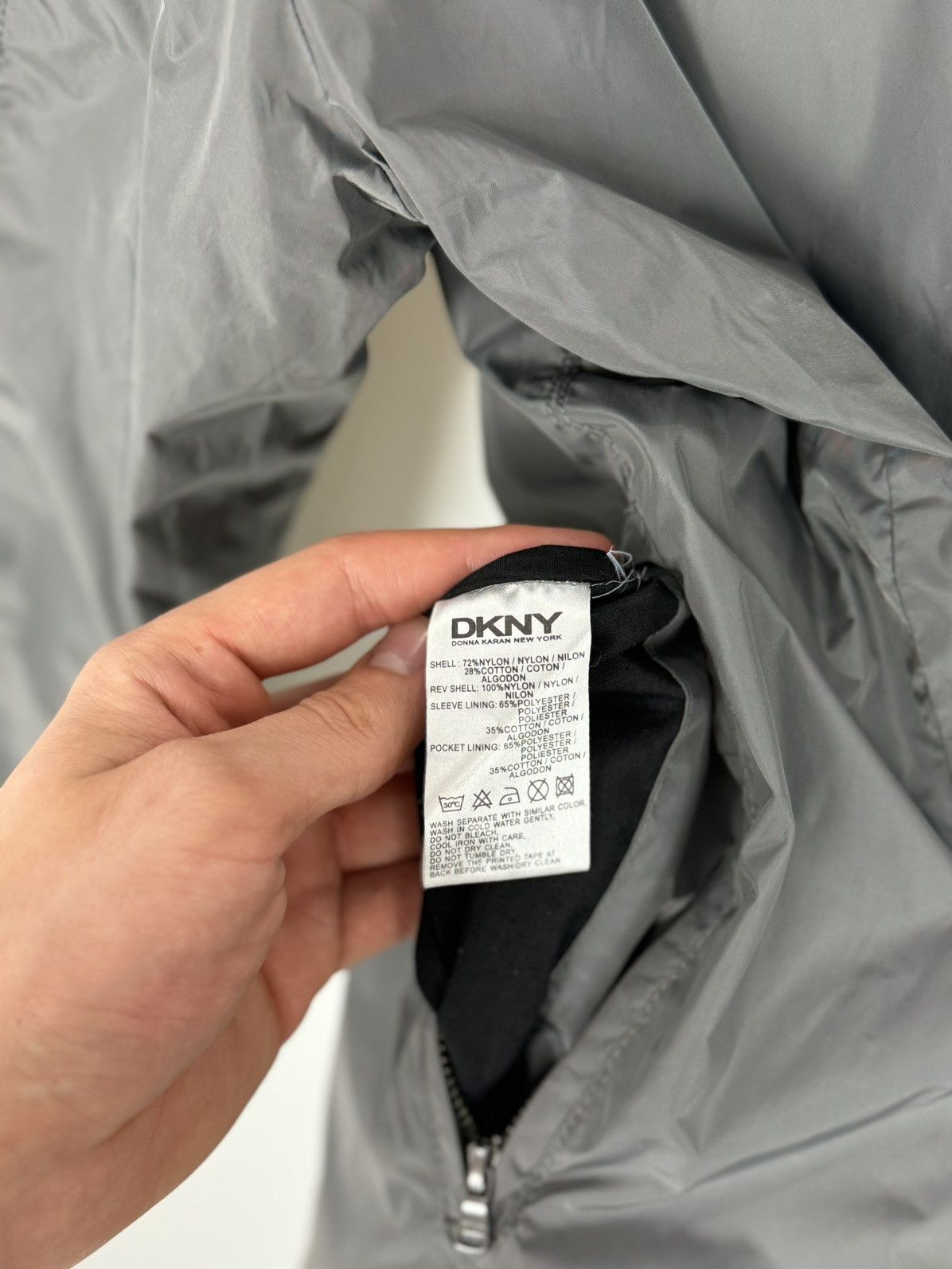 DKNY DKNY Metal Reversible Jacket Size US M / EU 48-50 / 2 - 15 Thumbnail
