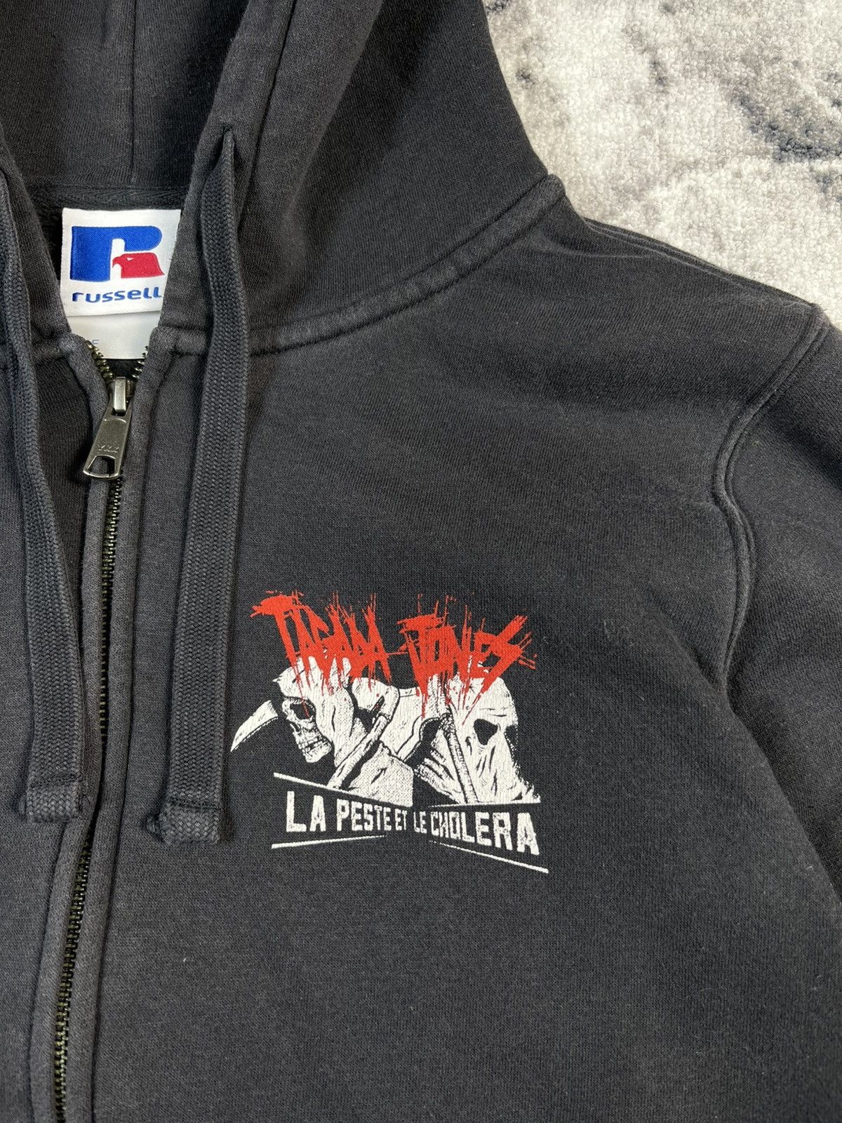 Other Tagada Jones Graphic Zip Hoodie Punk Skull Black Size US L / EU 52-54 / 3 - 4 Thumbnail