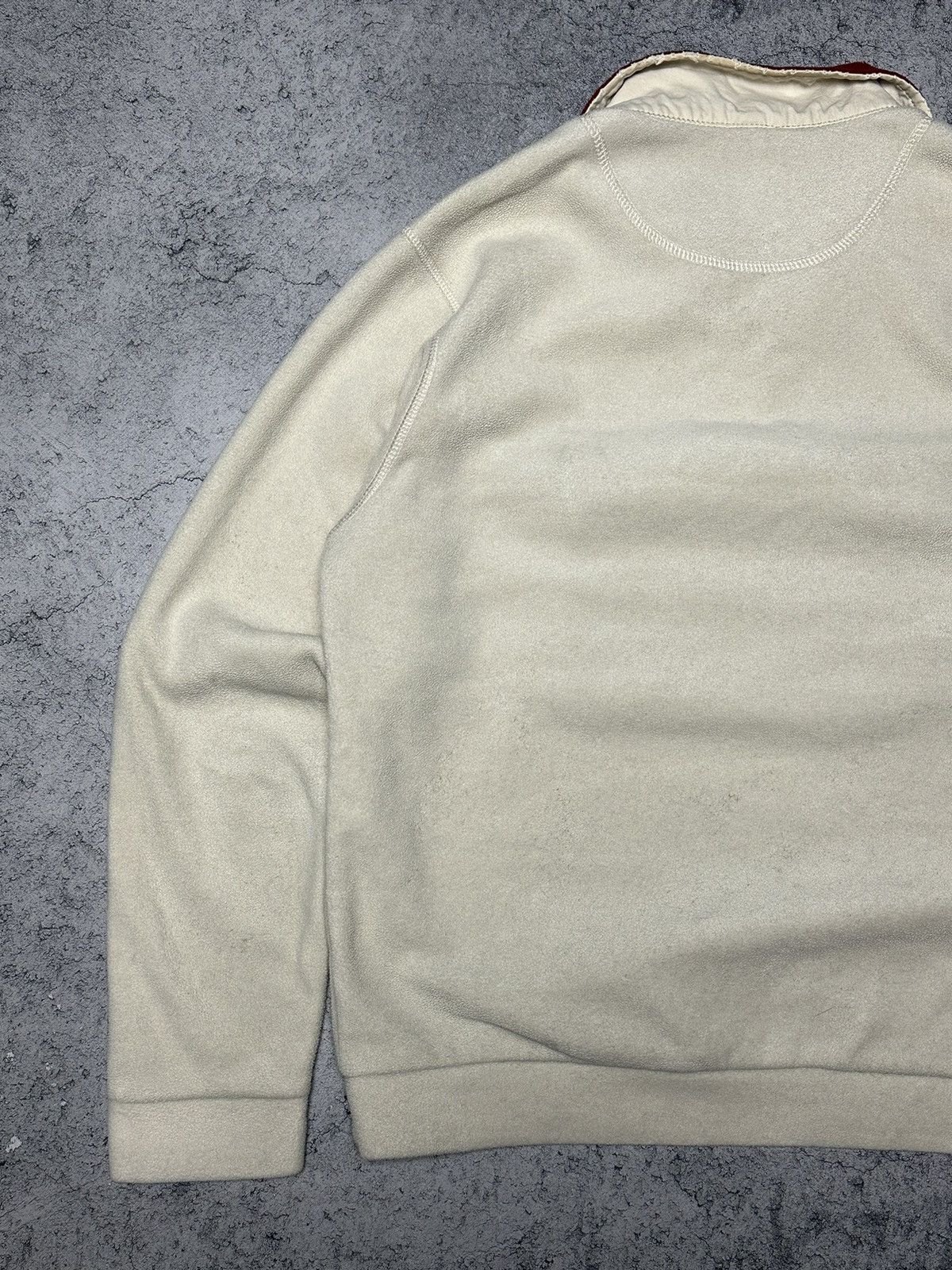 Napapijri × Vintage Vintage Napapijri Big Logo Fleece Anorak Size M / US 6-8 / IT 42-44 - 8 Thumbnail