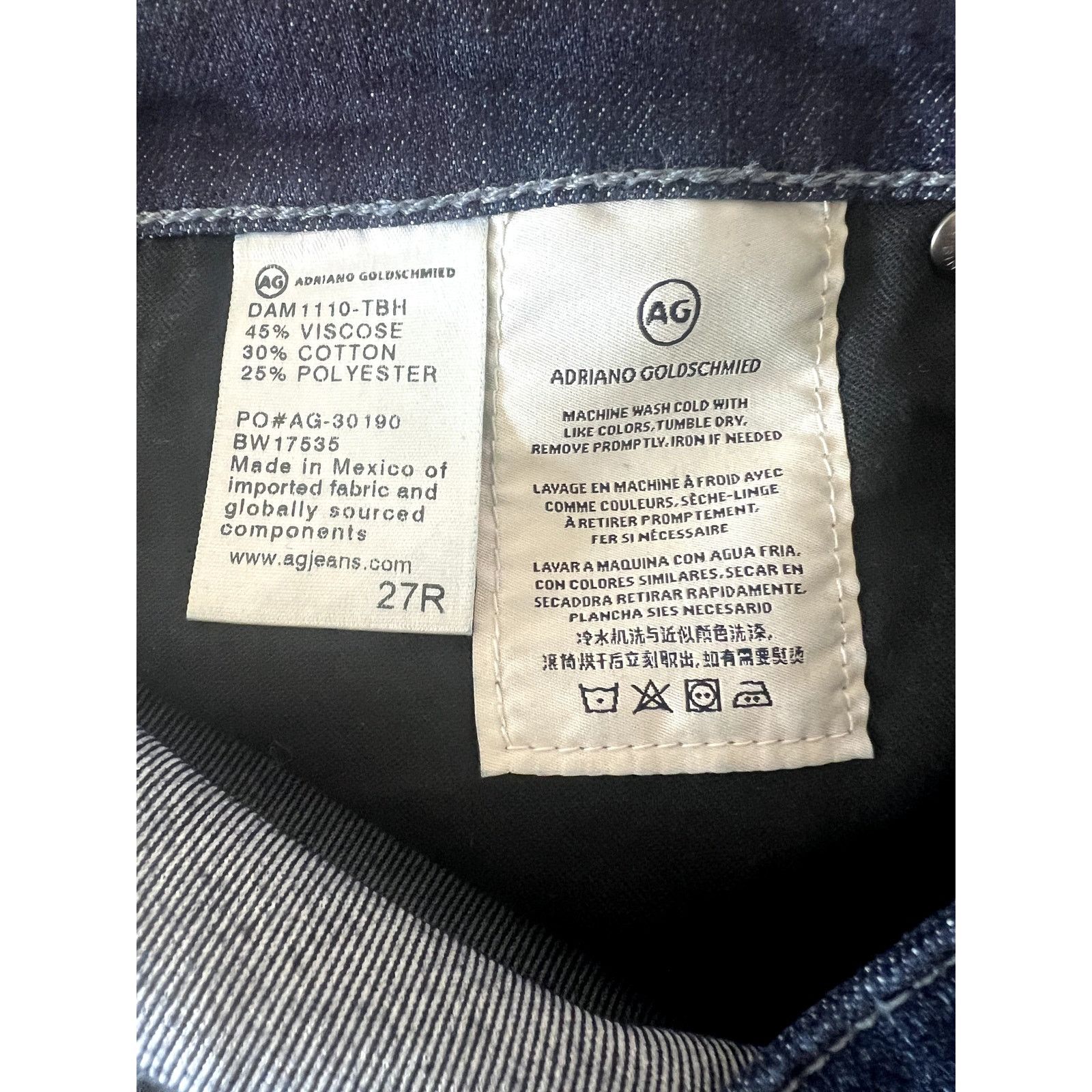 AG Adriano Goldschmied AG Adriano Goldschmied Jeans Stilt Cigarette Leg Jeans 27 R Size 27" / US 4 / IT 40 - 6 Thumbnail