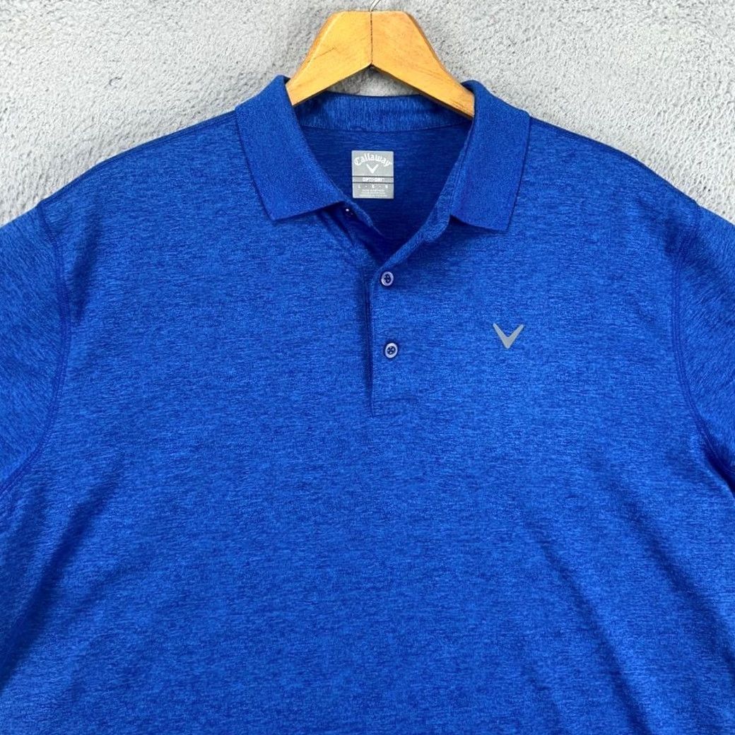 Callaway Callaway Shirt Mens L Blue Opti Dri Golf Polo Adult Athletic Stretch Rugby Size US L / EU 52-54 / 3 - 2 Thumbnail