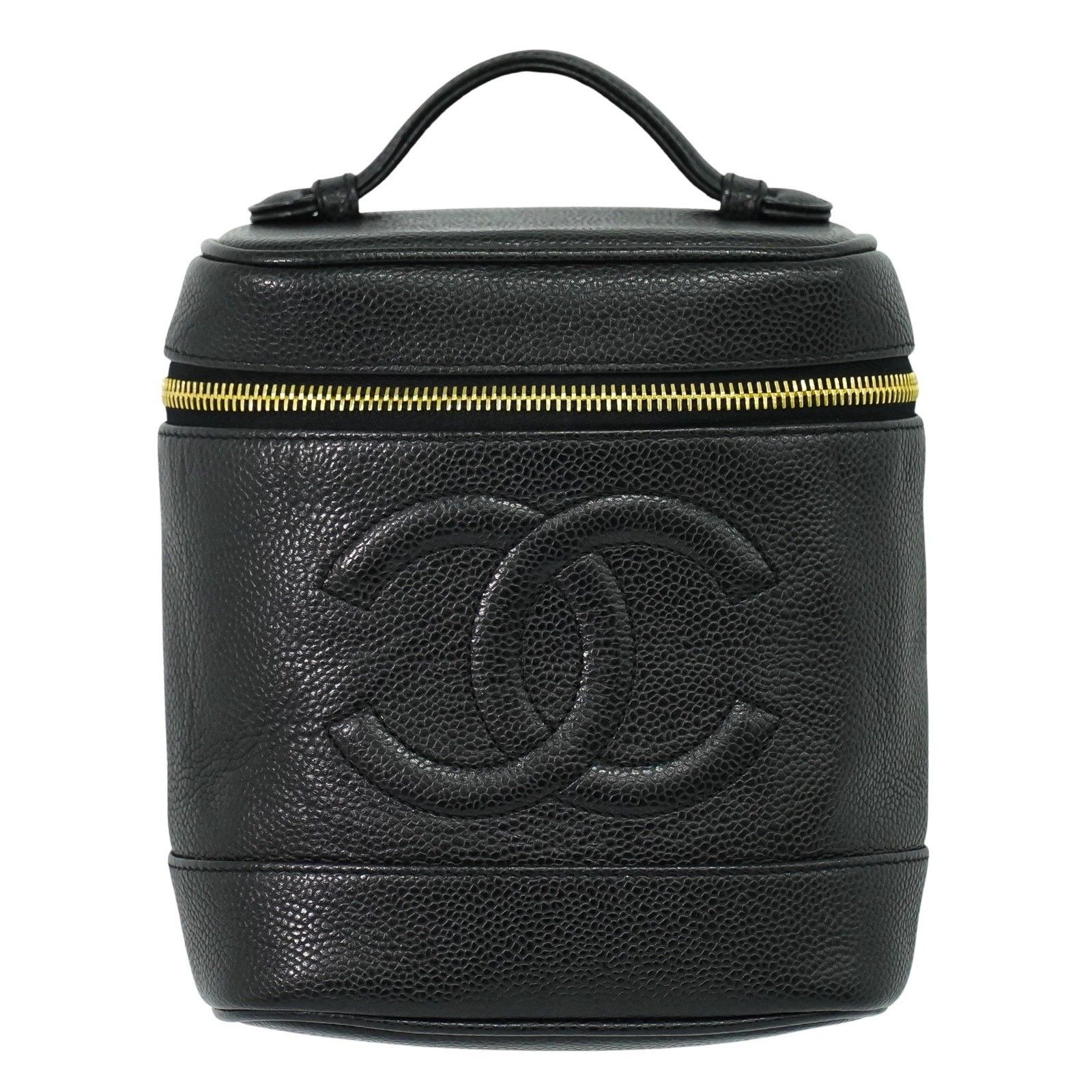 Chanel Chanel Vintage Timeless Cosmetic Case Caviar Size ONE SIZE - 1 Thumbnail
