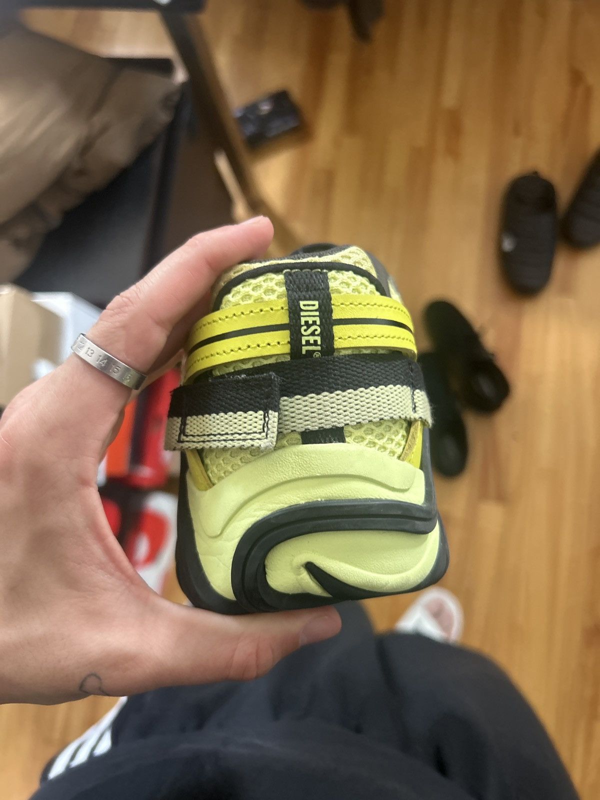 Diesel DIESEL S-prototype-cr Sneakers In Yellow,black Size US 9.5 / EU 42-43 - 7 Thumbnail