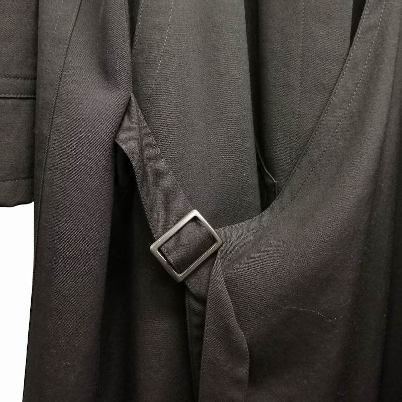 Yohji Yamamoto YOHJI YAMAMOTO POUR HOMME 18AW Wool Dress Coat Size US L / EU 52-54 / 3 - 6 Thumbnail