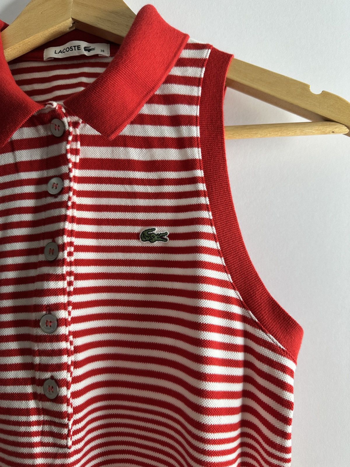 Lacoste Lacoste Striped red Tennis Sleeveless Dress Girls Size S / US 4 / IT 40 - 5 Thumbnail