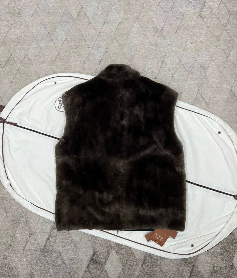 Loro Piana LORO PIANA Sheepskin fur vest for two sides Size US M / EU 48-50 / 2 - 7 Thumbnail