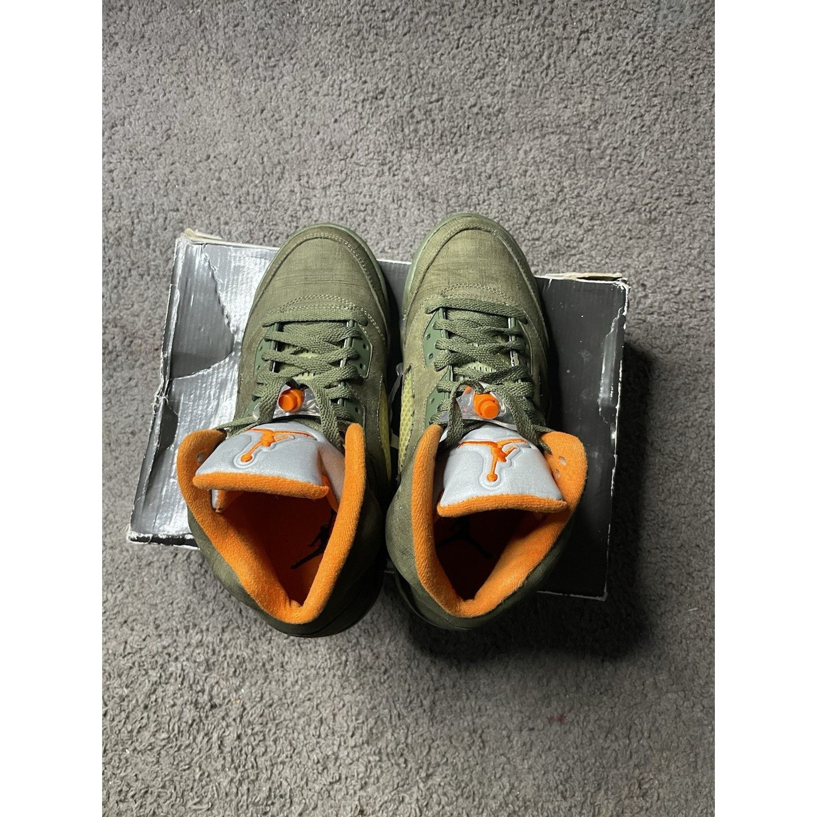 Jordan Brand Size 8.5 - (2006) Air Jordan Retro 5 Olive OG 100% Wearable Size US 8.5 / EU 41-42 - 4 Thumbnail