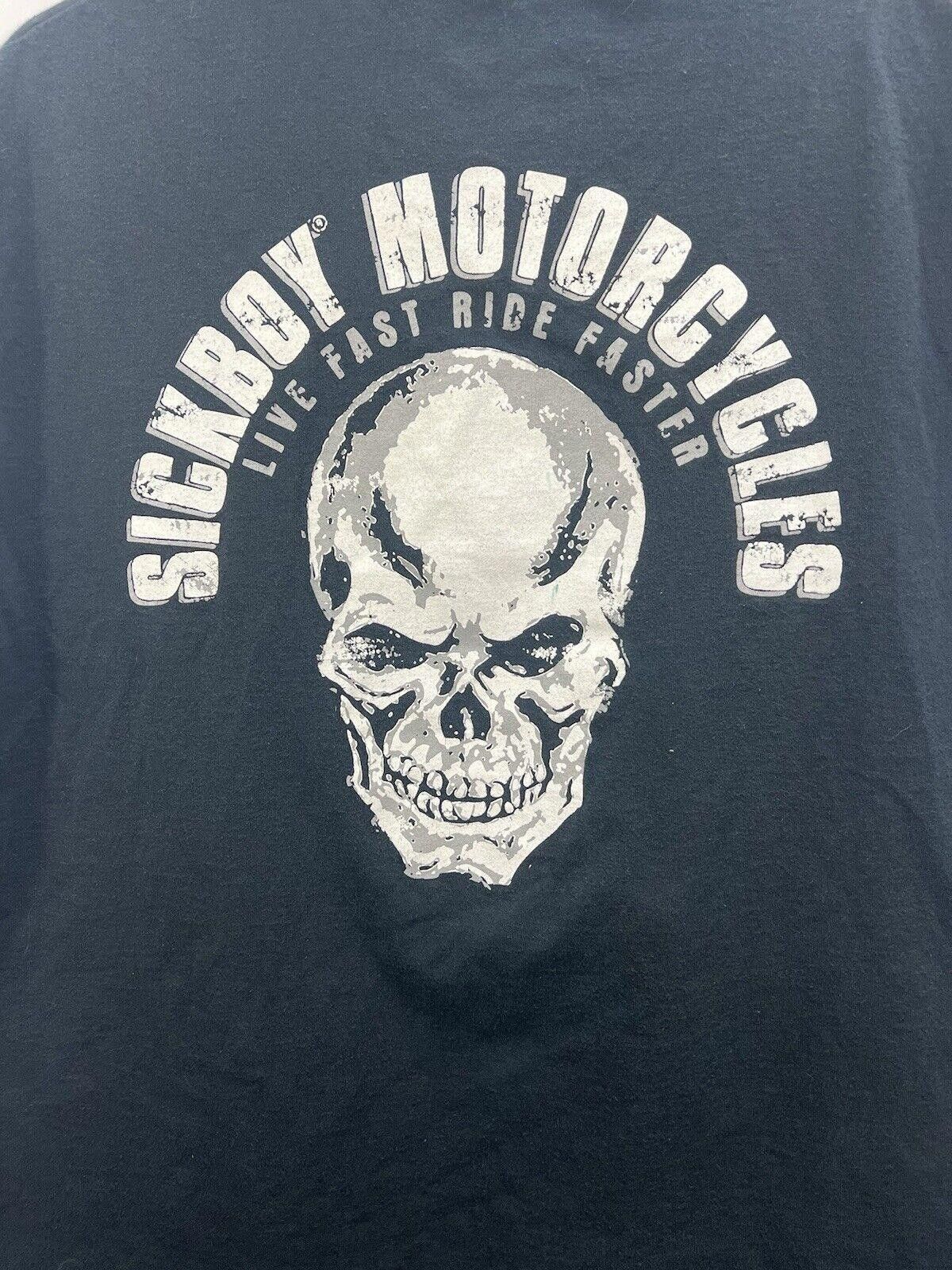 Gildan 2XL- Sickboy Motorcycles Cut Off- Live Fast Ride Faster Size US XXL / EU 58 / 5 - 2 Thumbnail