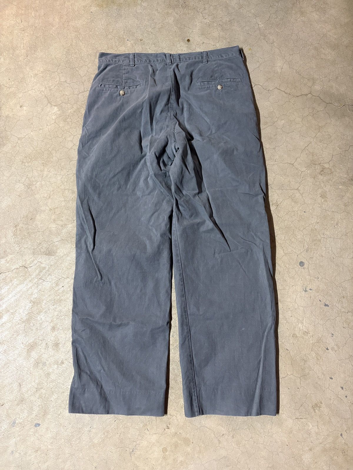 Polo Ralph Lauren Vintage 90s Polo Ralph Lauren Double Pleat Pants Made In USA Size US 34 / EU 50 - 3 Thumbnail
