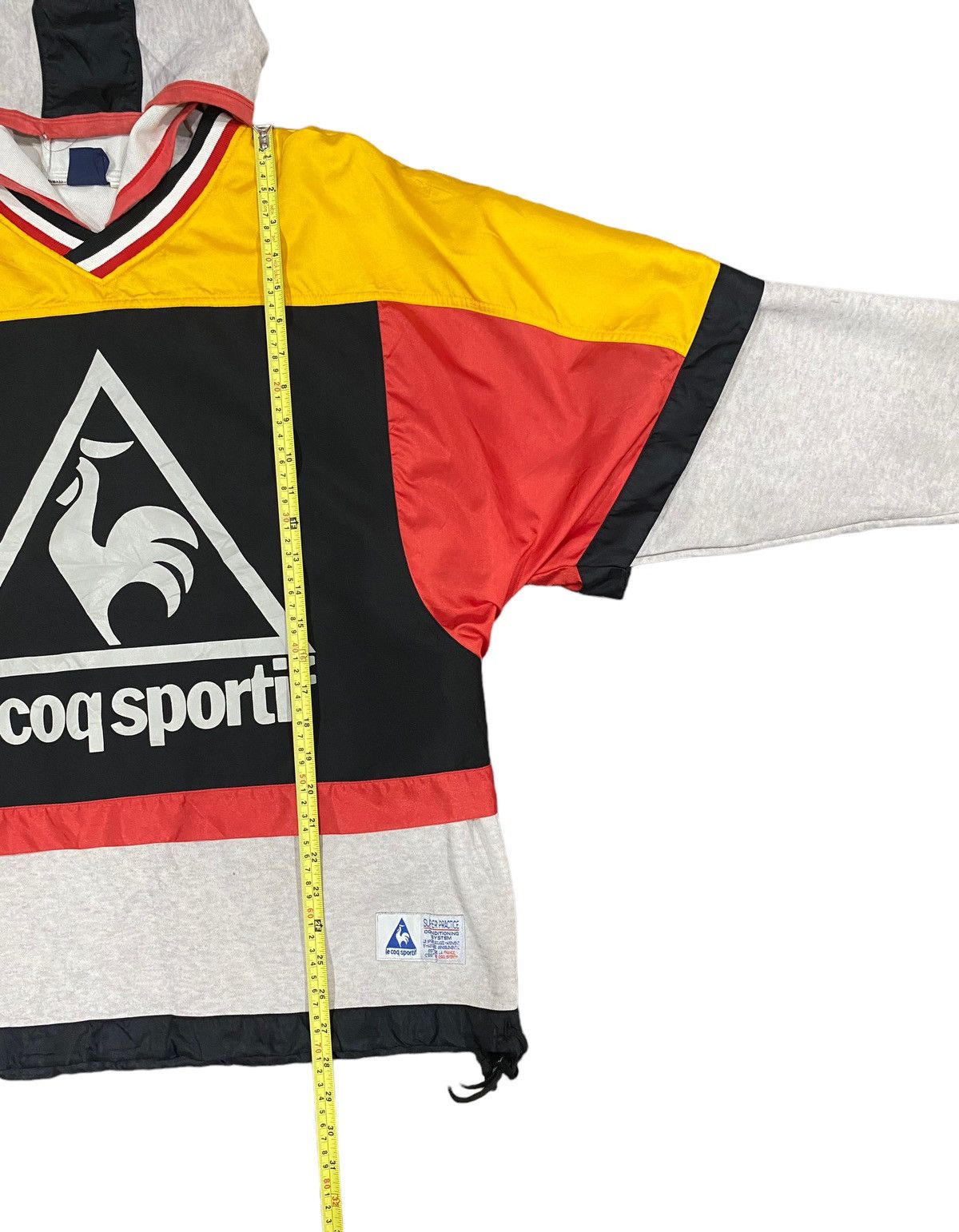 Le Coq Sportif × Vintage Vintage Le Coq Sportif Hoodie Jacket Long Sleeve (L) Size US L / EU 52-54 / 3 - 18 Thumbnail