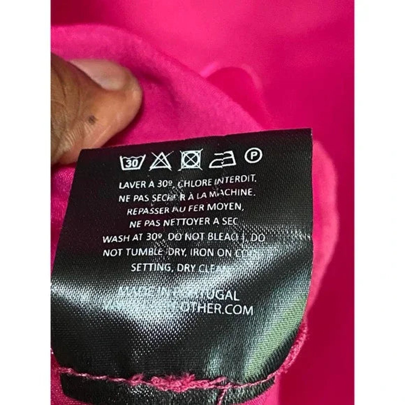 EACH x OTHER EACH X OTHER Silk Pink Satin One-Shoulder A-line Dress Sz L Size L / US 10 / IT 46 - 8 Thumbnail