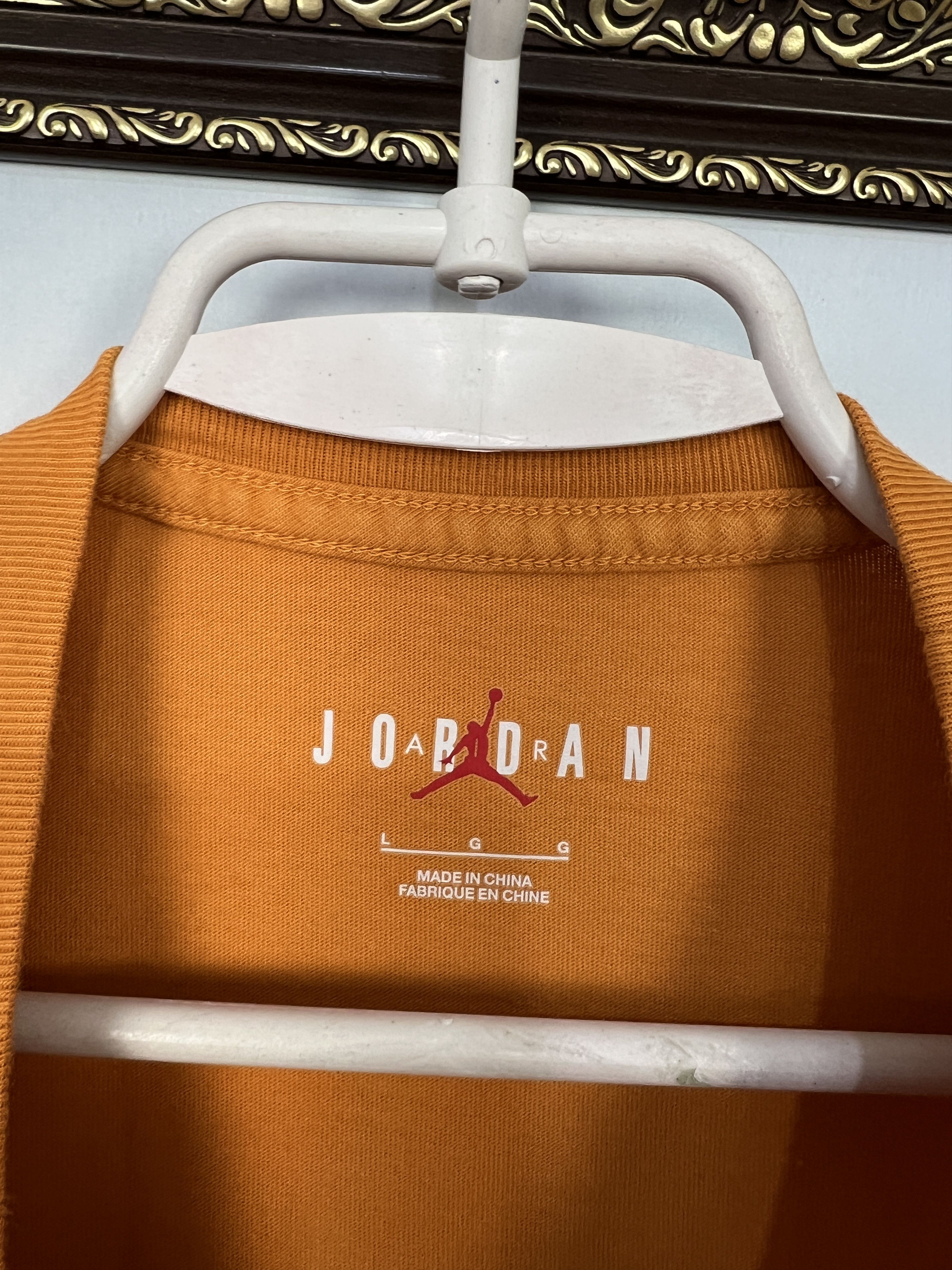 Nike Nike AIR Jordan Jumpman 3D NBA Shirt Orange Mens Jersey Rare Size US L / EU 52-54 / 3 - 6 Thumbnail