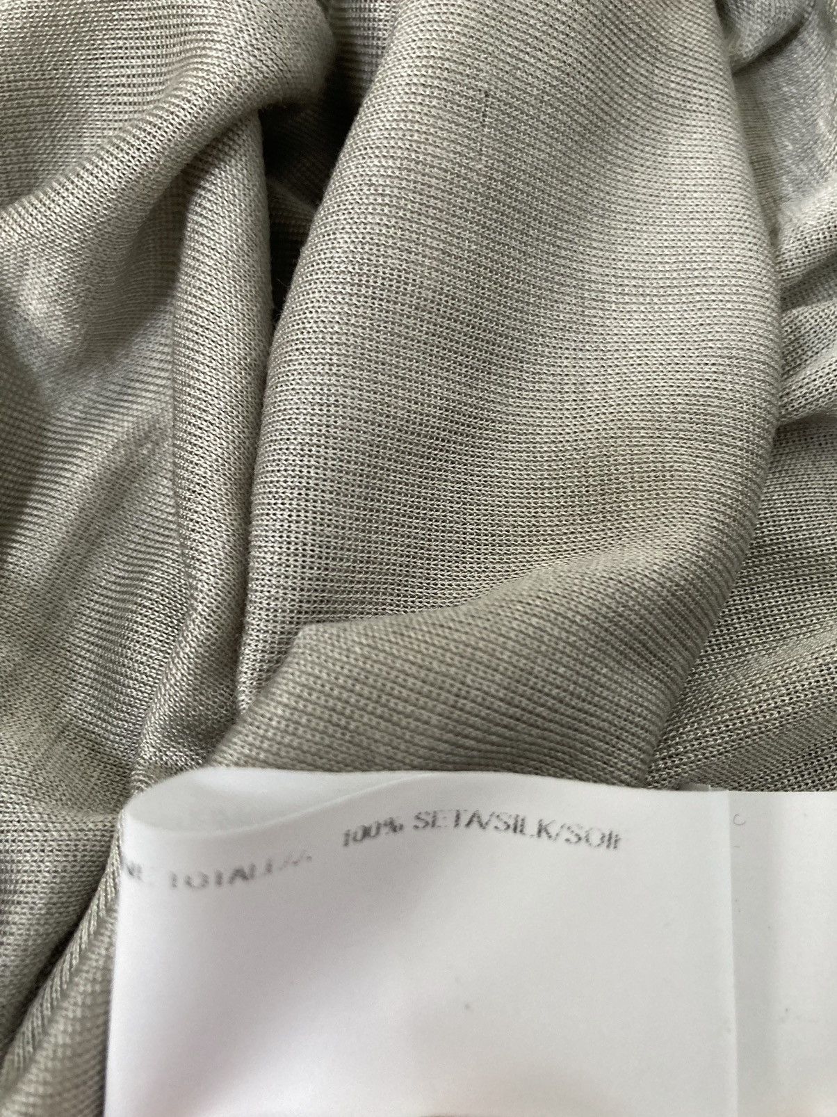 Rick Owens F/W 15 "SPHINX" Sample Silk Longsleeve Second Skin T-Shirt Size US M / EU 48-50 / 2 - 14 Thumbnail